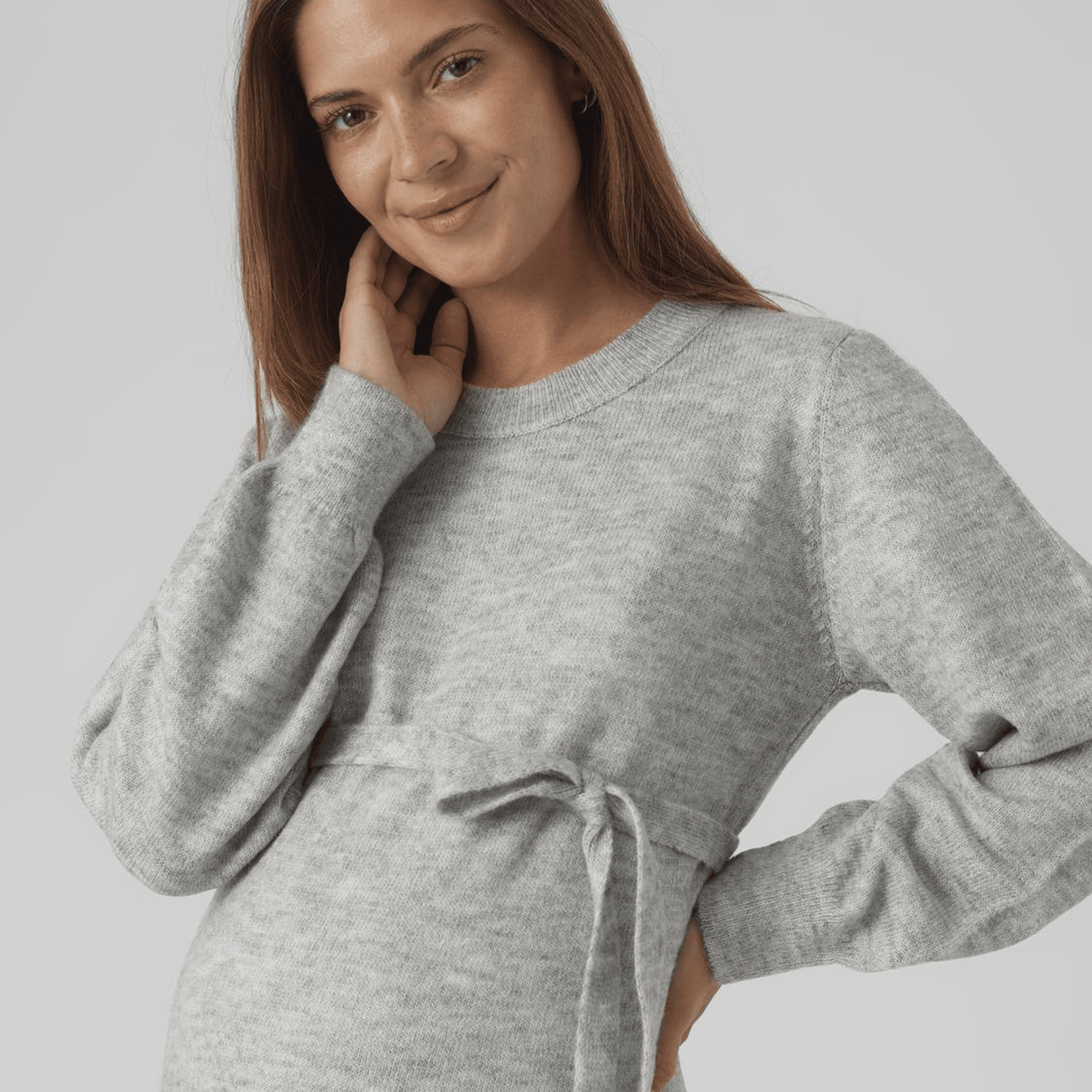 Kleider & Röcke, Mamalicious, Grau – Produktansicht