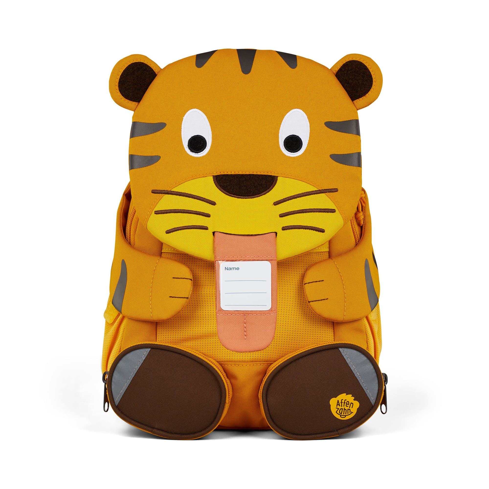 Kinderrucksäcke, Affenzahn, Gelb – Besonderheit: höhen- und weitenverstellbarer Brustgurt für eine ideale Anpassung an den Körper