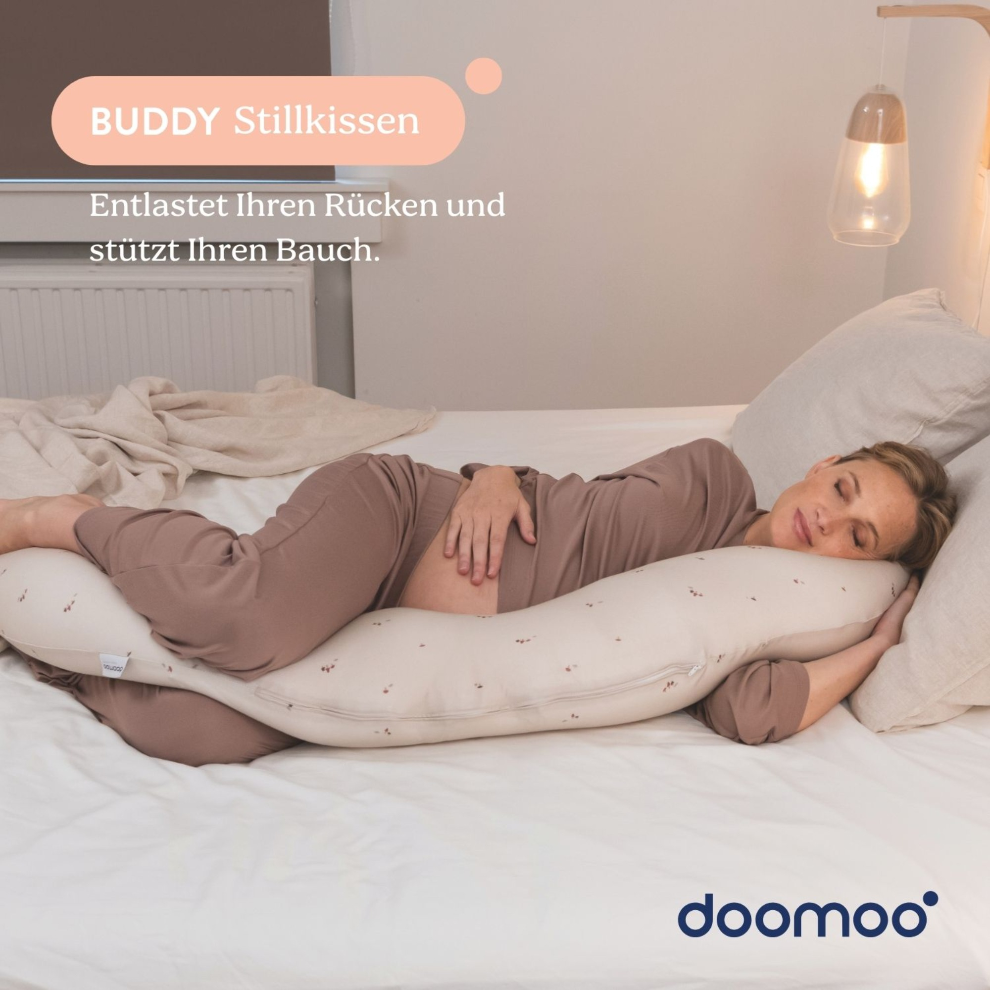 Stillkissen, doomoo, Braun – Produktansicht