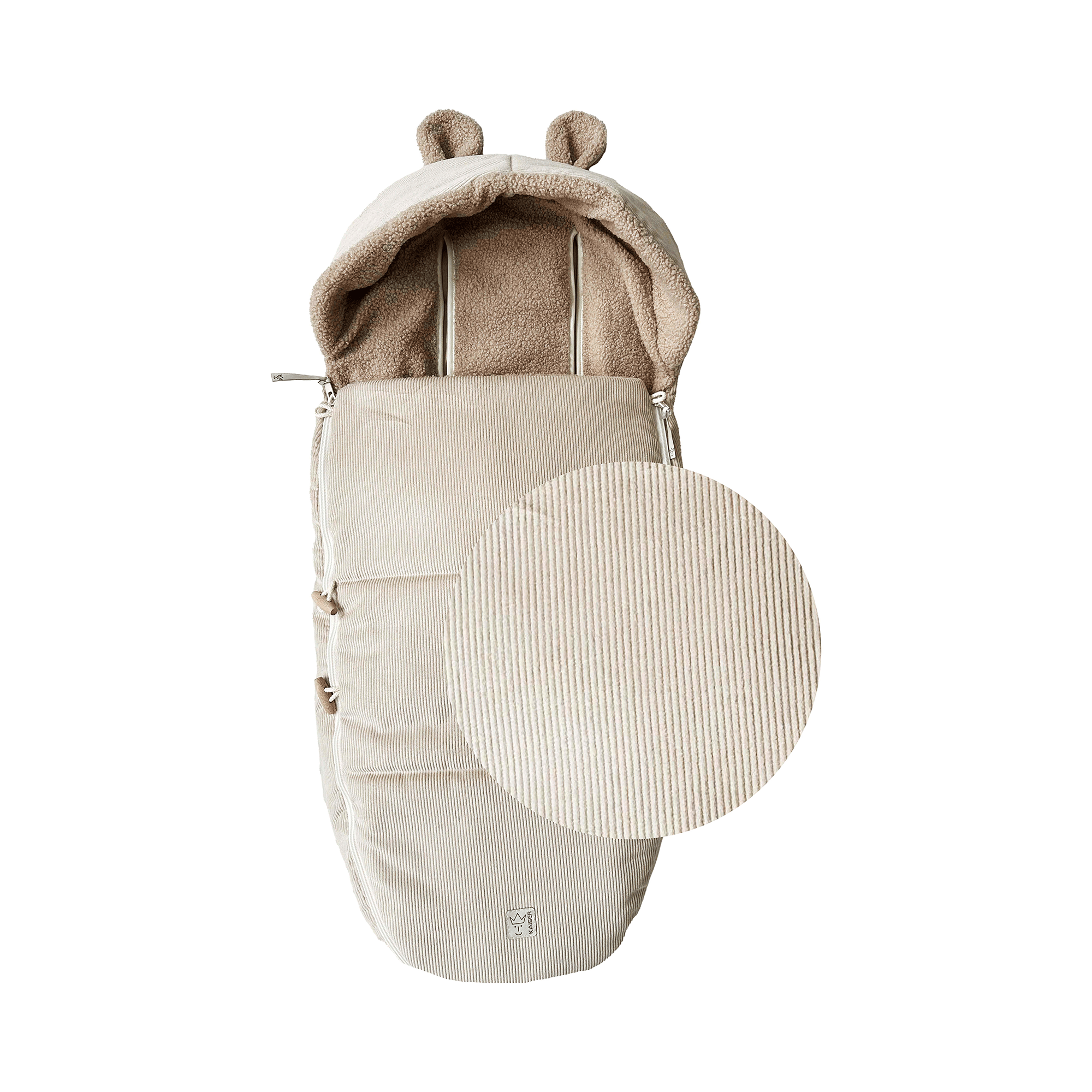 Fußsäcke & Decken, KAISER, Beige – Produktansicht