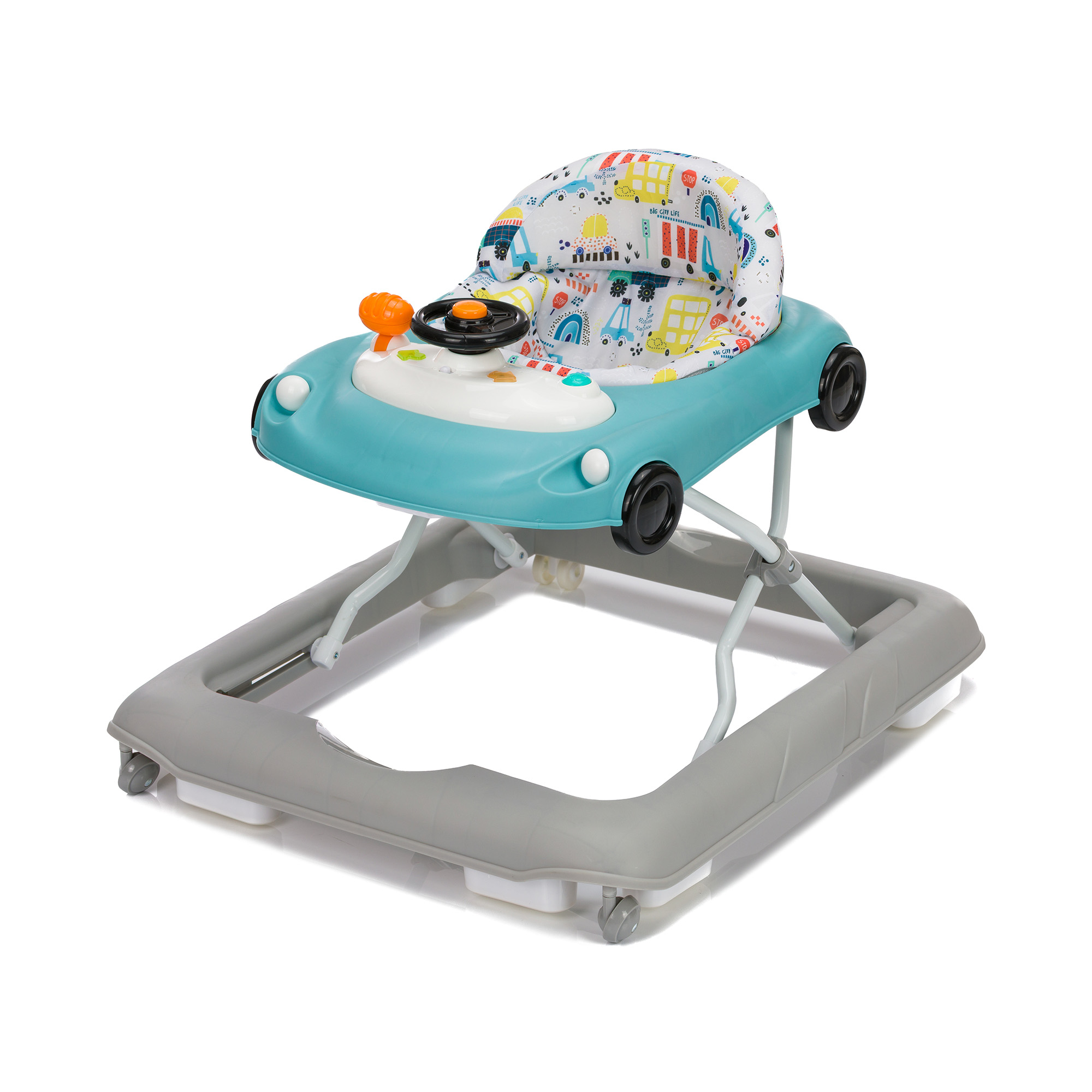 Lauflernwagen, fillikid, Grau – Besonderheit: unterstützt das Laufen lernen