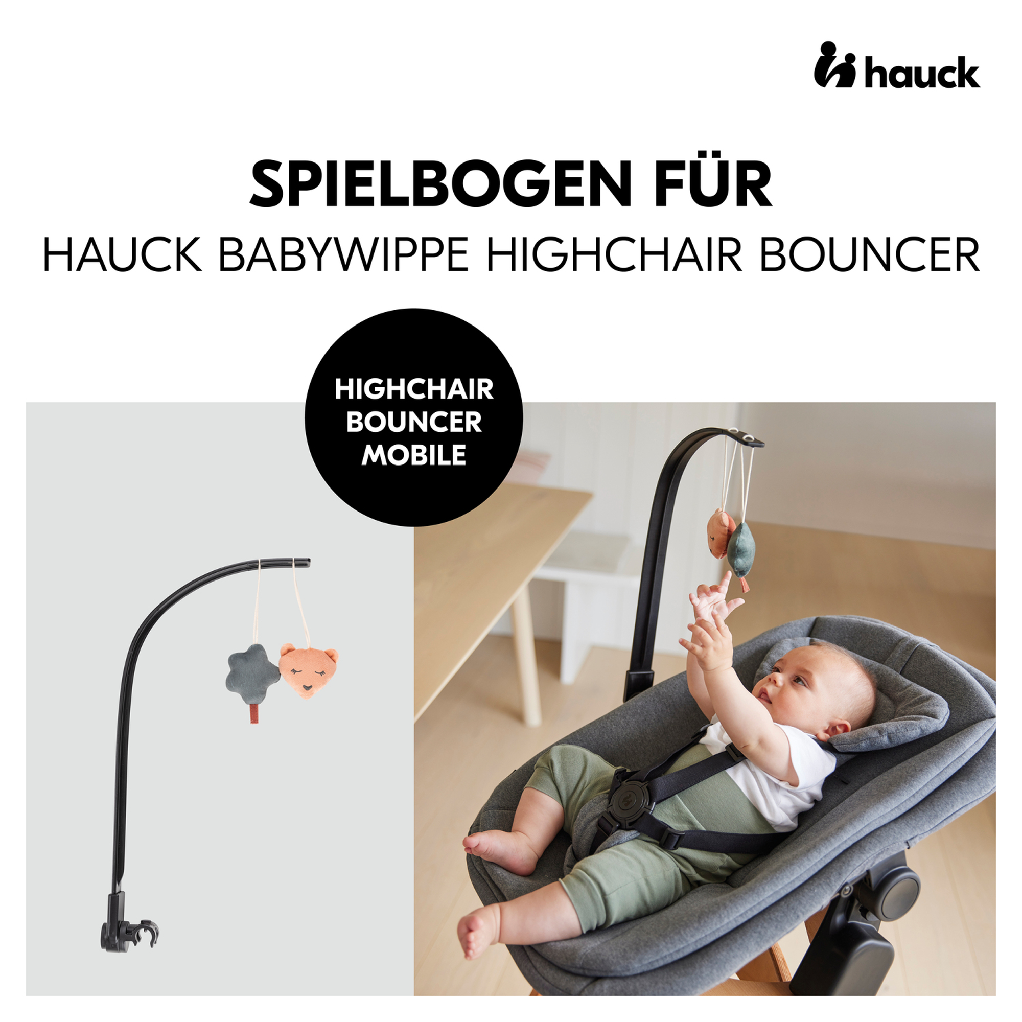 Spielbögen, hauck, Schwarz – Produktansicht