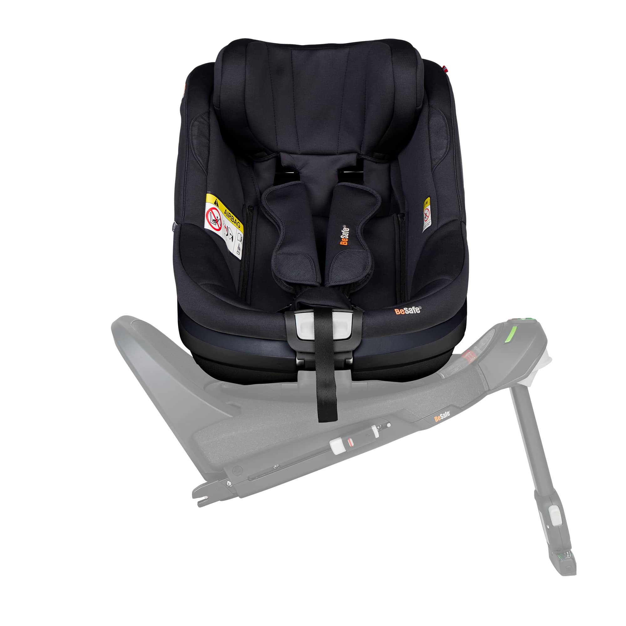 Reboarder 0-18 kg, Gruppe 0+/1, BeSafe, Schwarz – Produktansicht