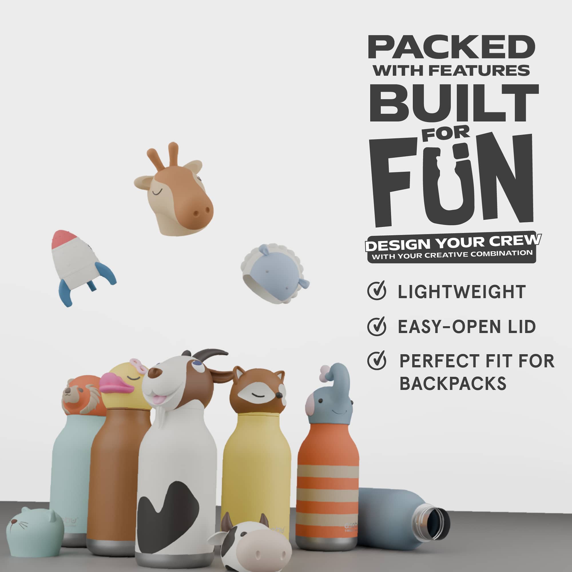 Thermoflaschen, ASOBU, Weiß – Produktansicht