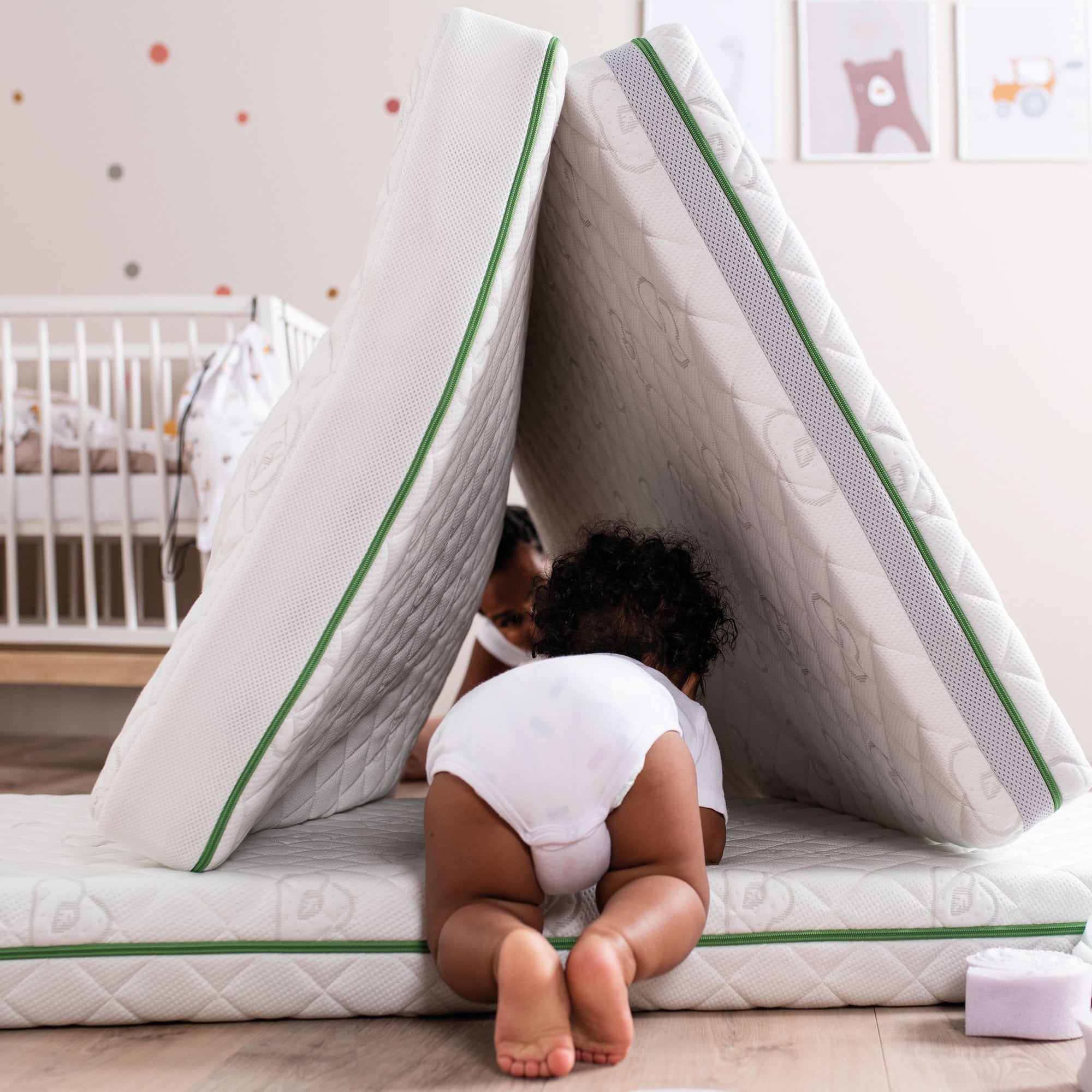 Matratzen 70 x 140 cm, LITTLE ONE, Weiß – Besonderheit: angenehmes Liegegefühl durch Kaltschaum
