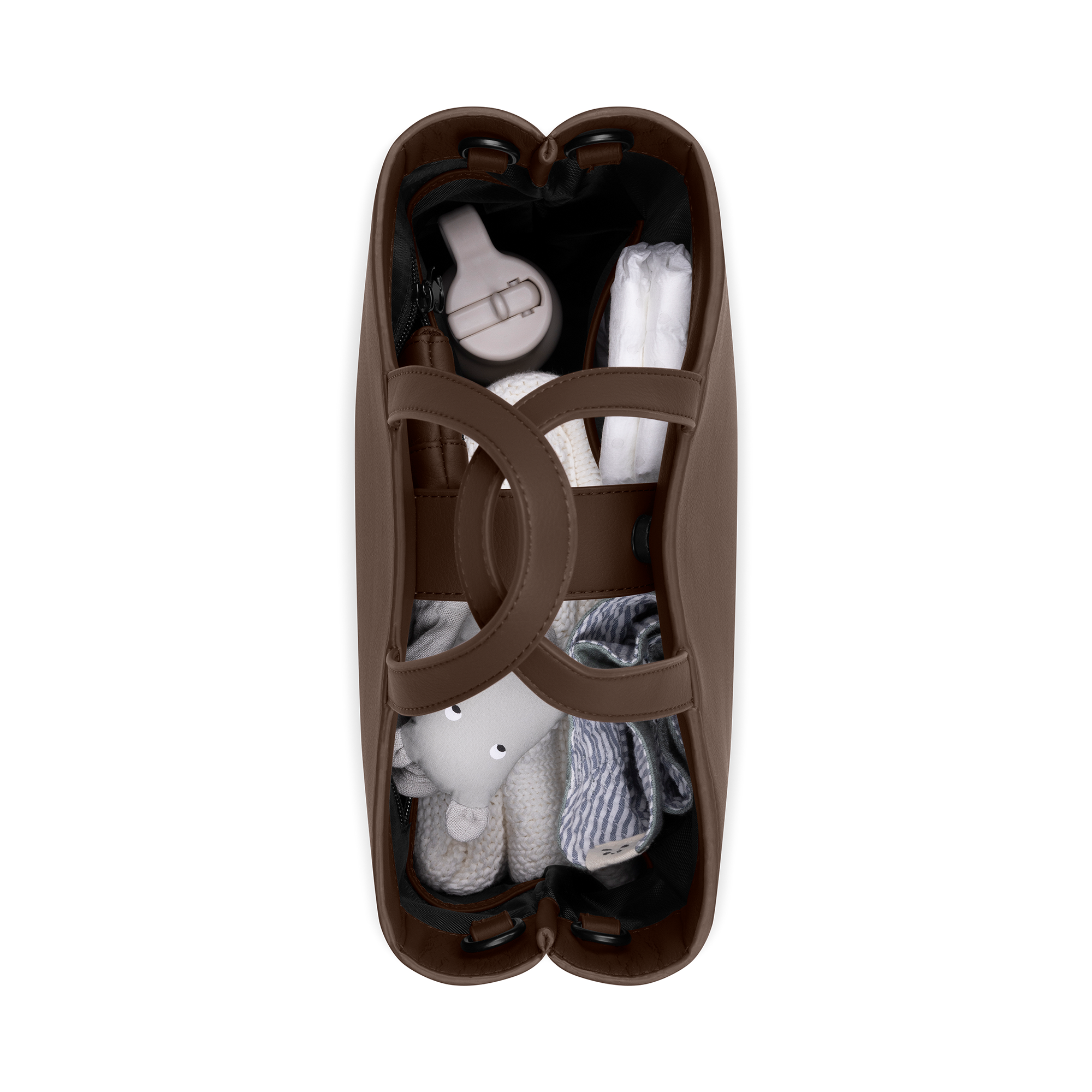 Wickeltaschen braun, ABC DESIGN, Beige – Produktansicht