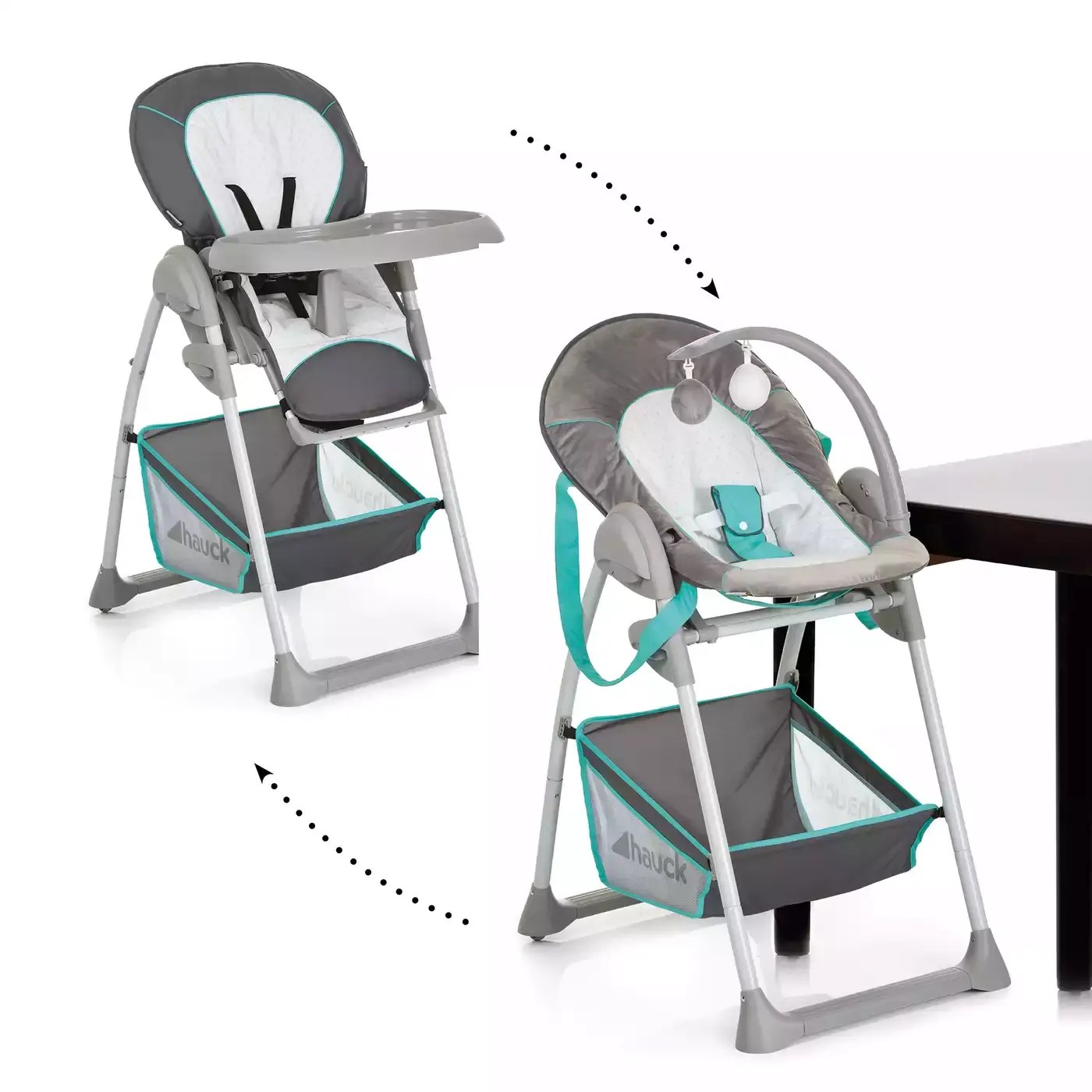 Sit n Relax Hochstuhl Hearts hauck Grau 2000571868601 1