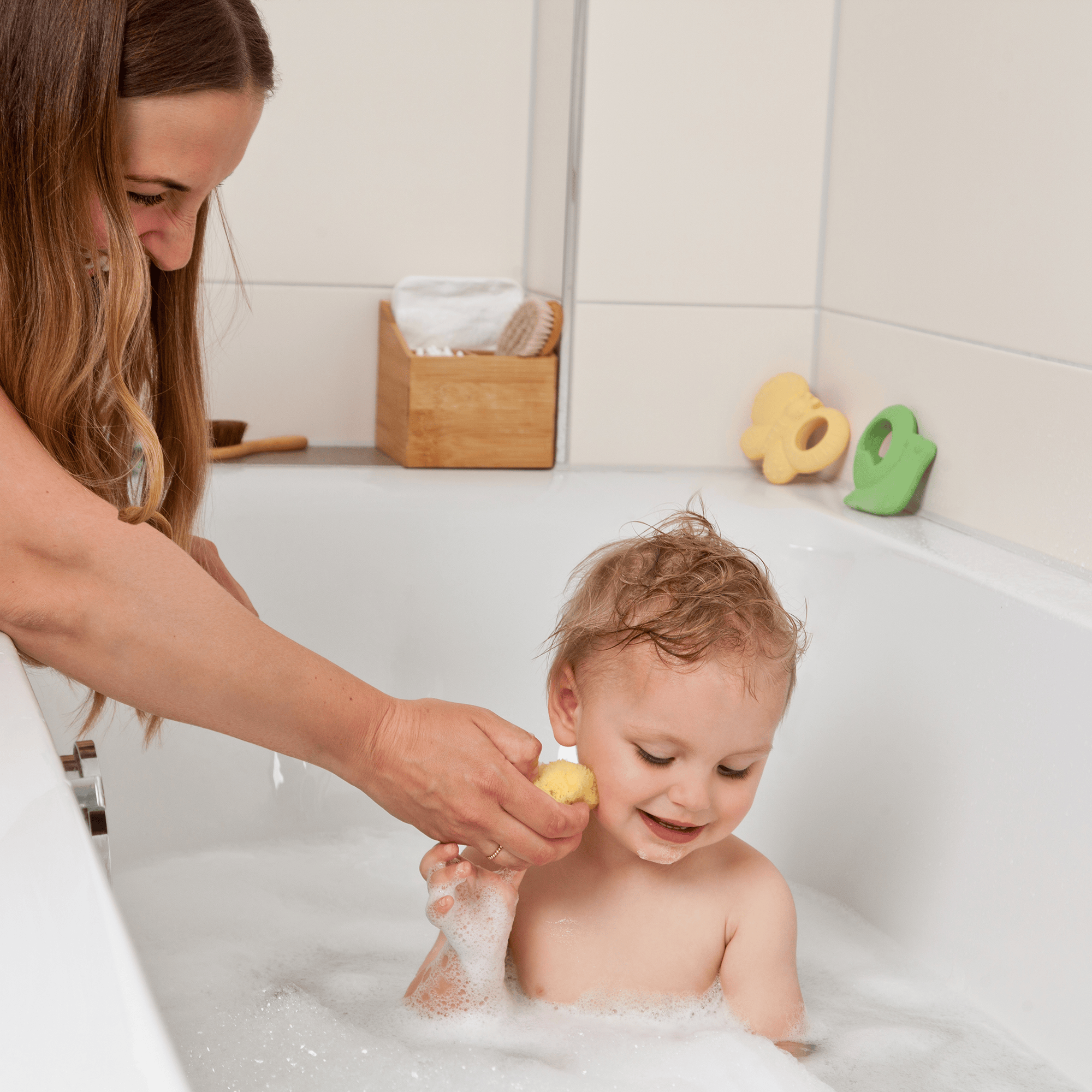 Beißringe, GRÜNSPECHT, Gelb – Produktansicht