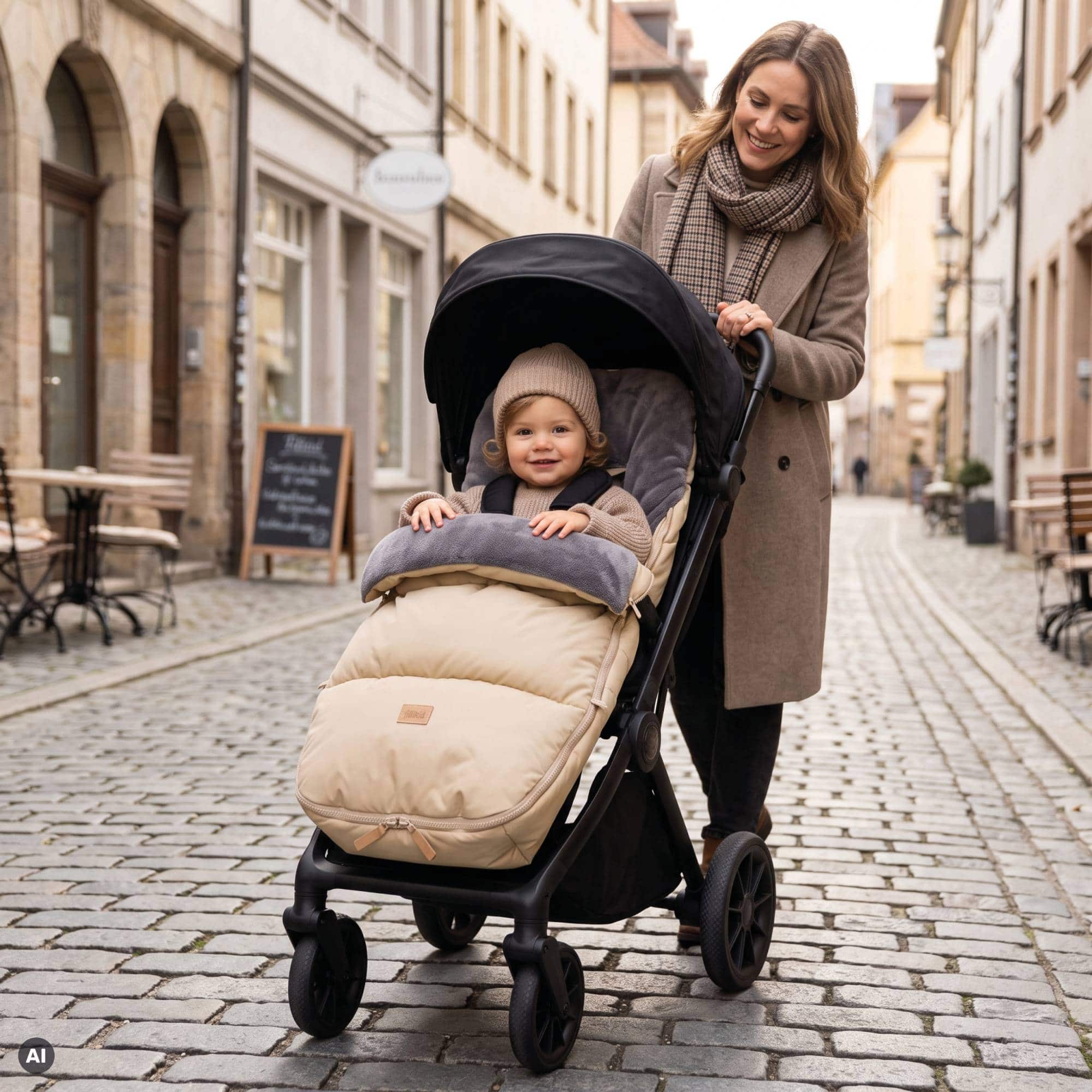 Fußsäcke & Decken, LITTLE ONE, Beige – Produktansicht