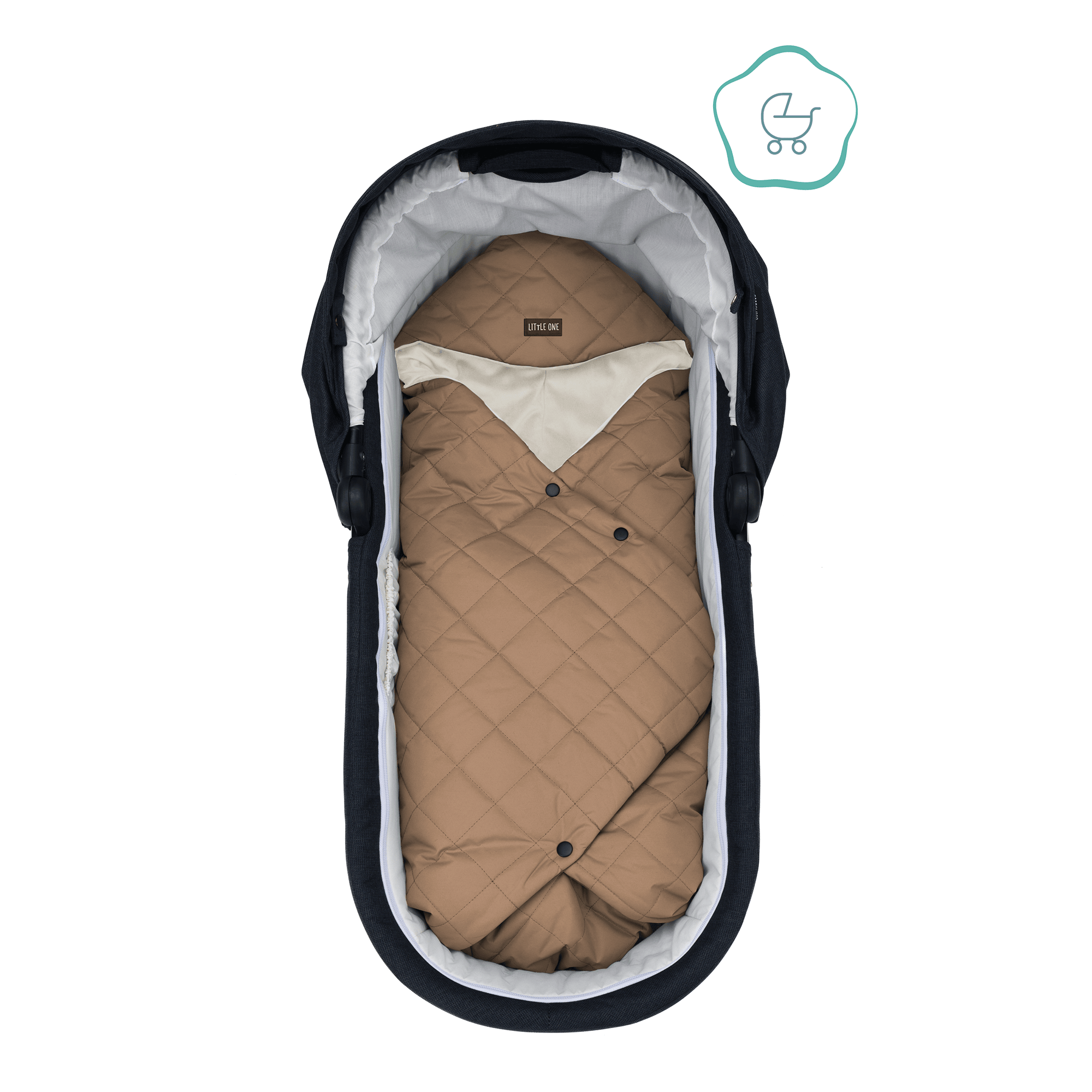 Einschlagdecken & Decken, LITTLE ONE, Braun – Produktansicht
