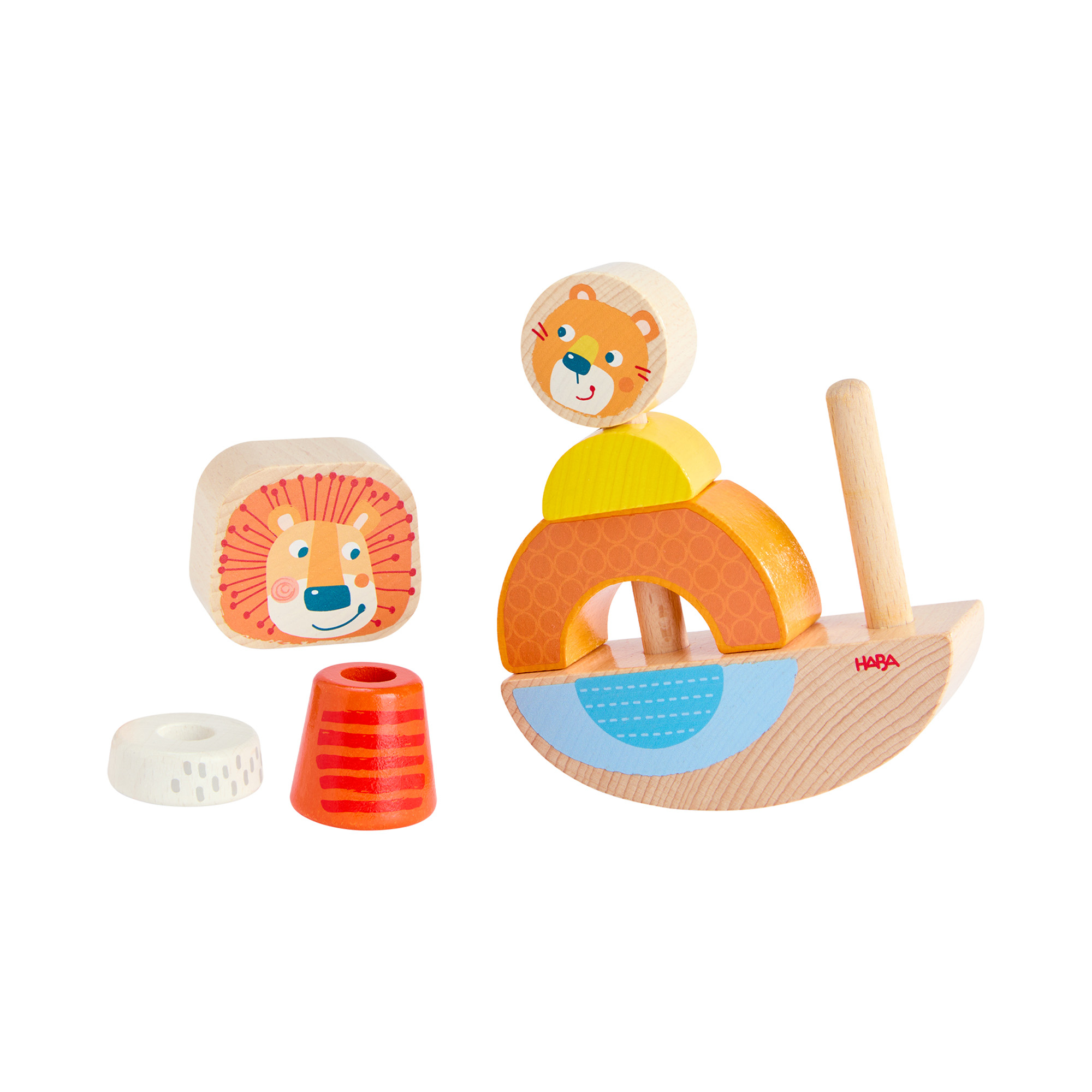 Steckspielzeug, HABA, Orange – Produktansicht