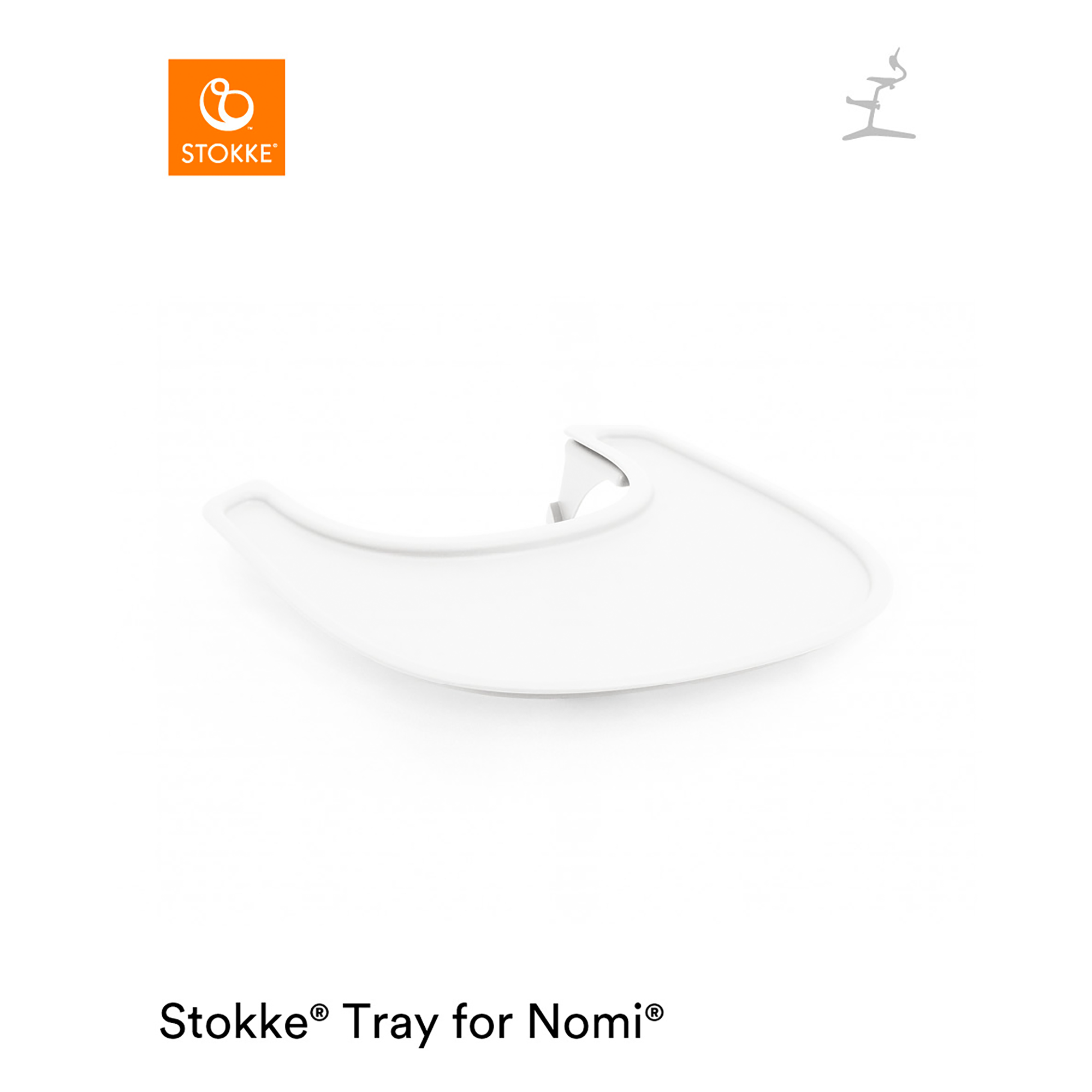 Nomi® Tray White STOKKE Weiß Weiß 2000584234301 1