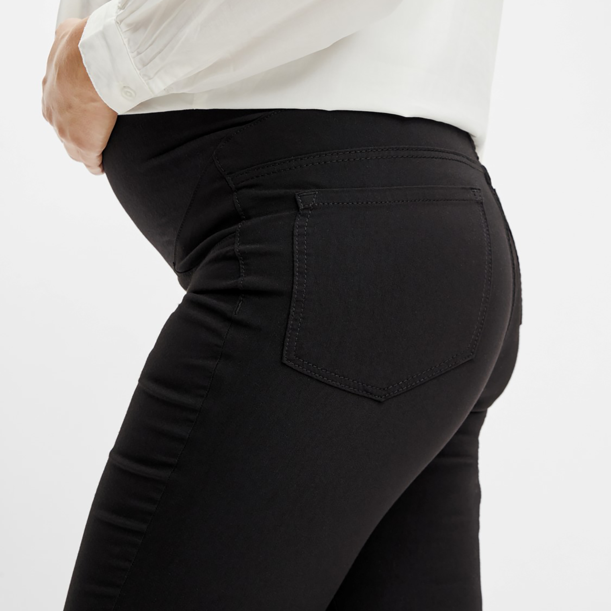 Umstandshosen, Mamalicious, Schwarz – Produktansicht