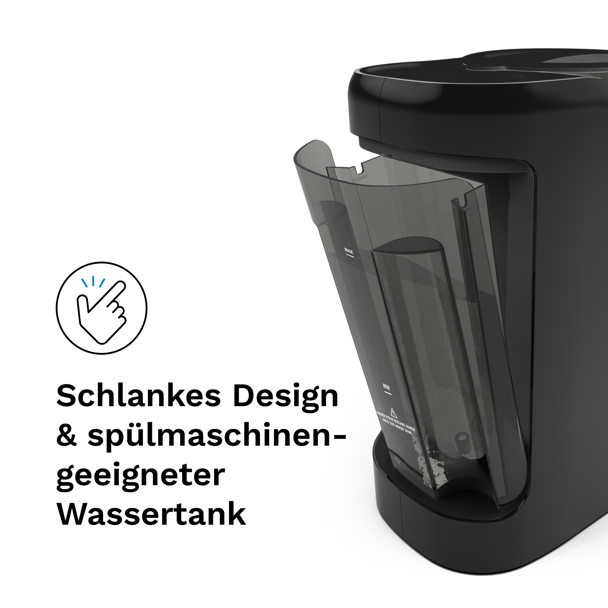 Babykostwärmer, babybrezza, Schwarz – Produktansicht