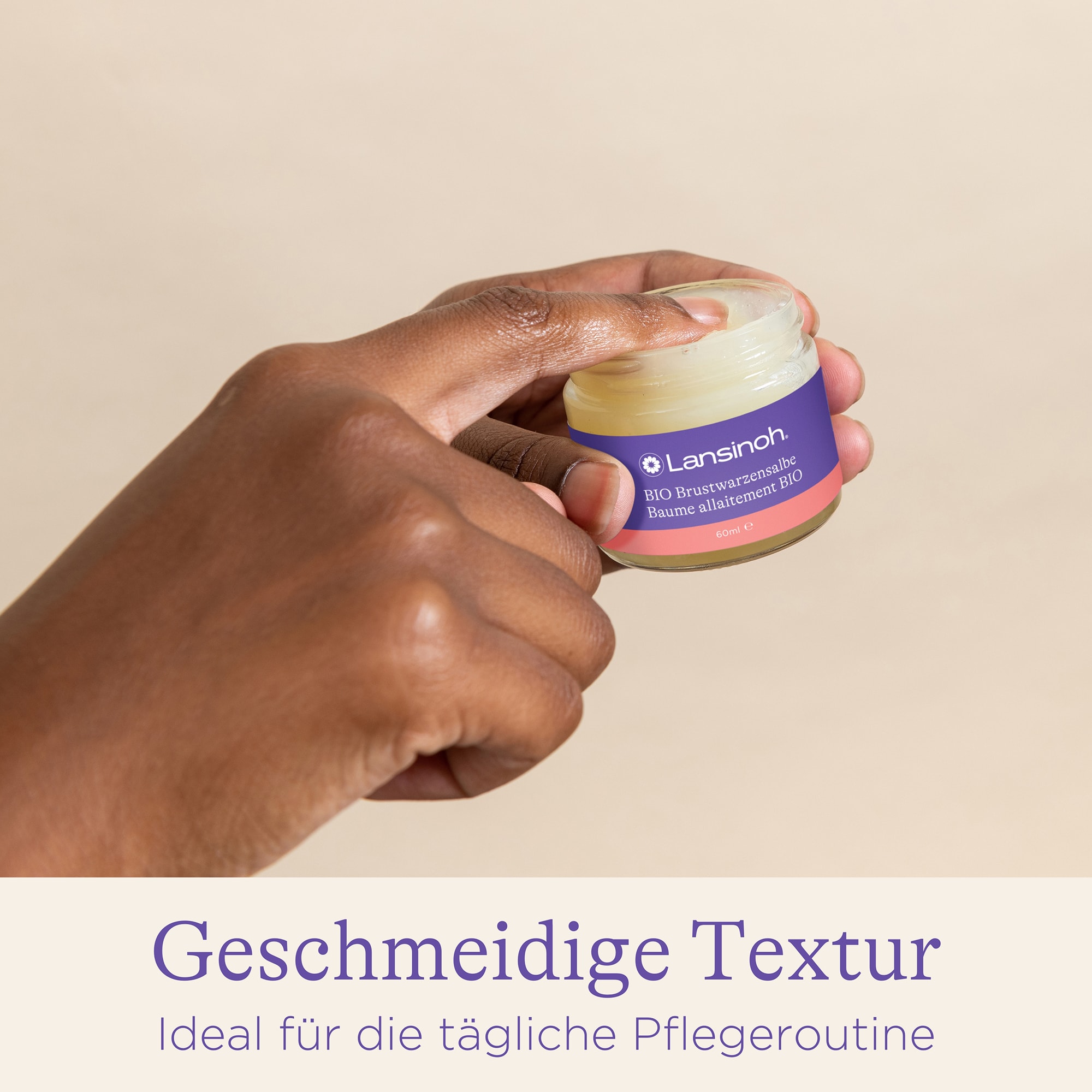 Körperpflege, Lansinoh, Lila – Produktansicht