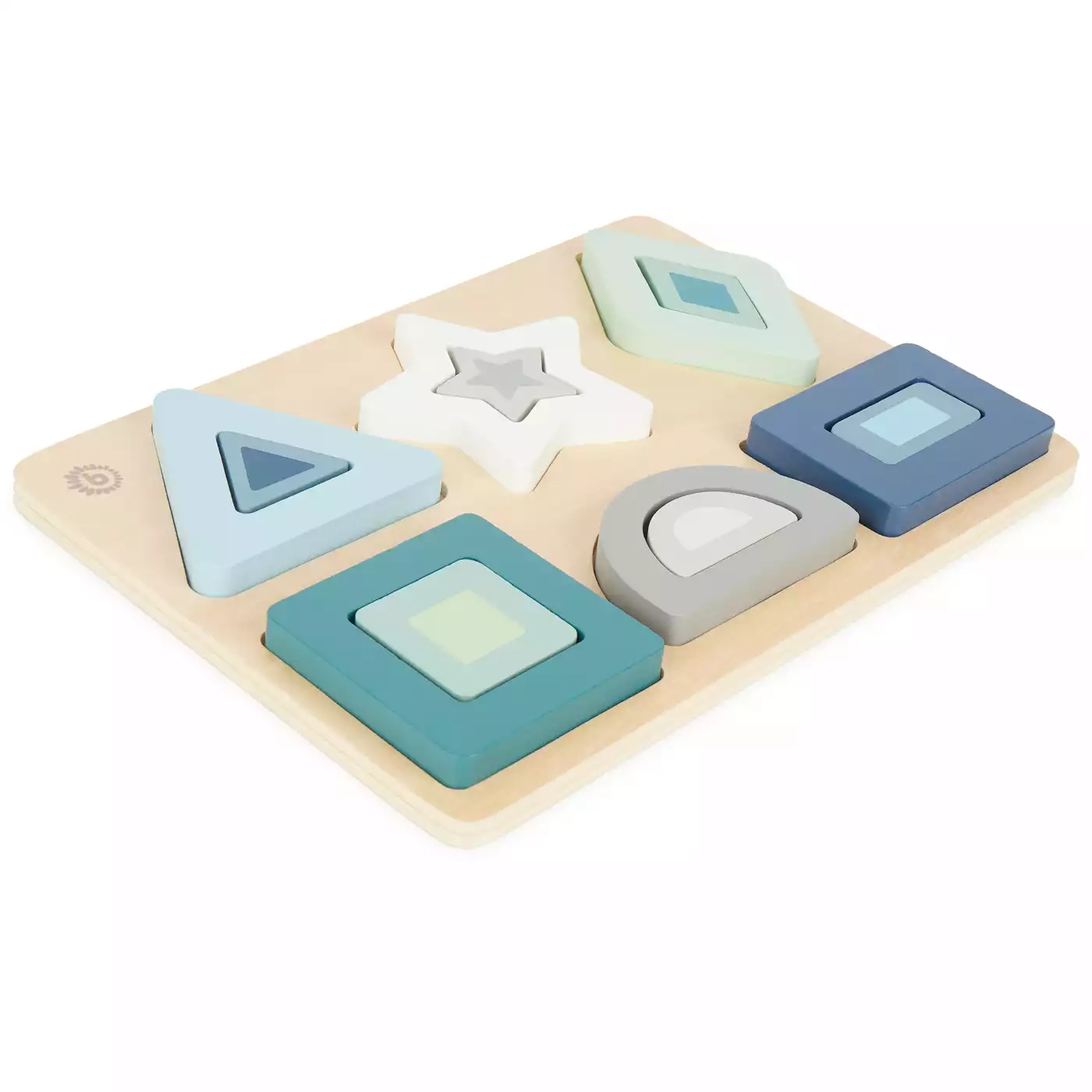 Holzpuzzle, bieco, Braun – Produktansicht