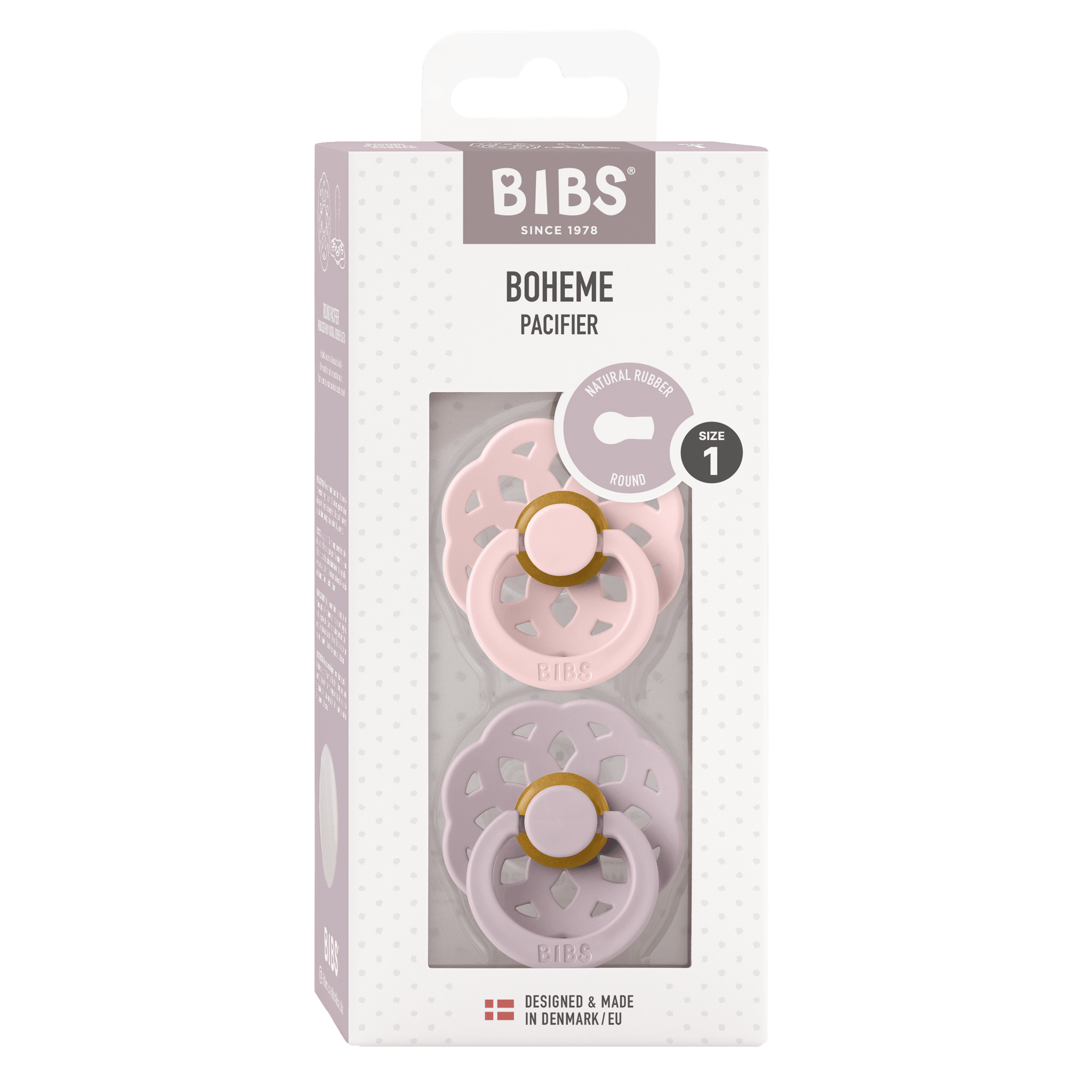 Schnuller, BIBS, Pink – Produktansicht