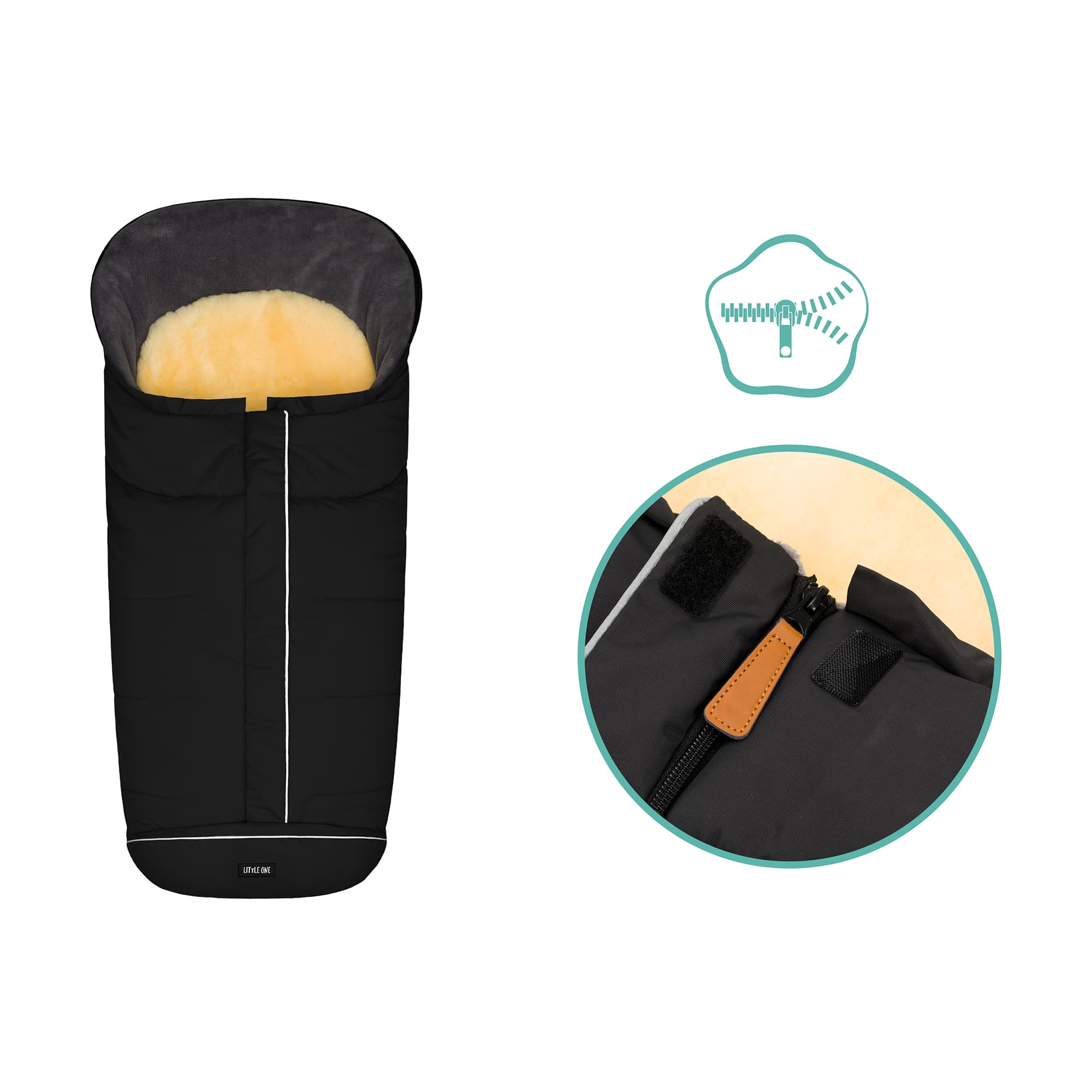 SALE Kinderwagen, LITTLE ONE, Schwarz – Produktansicht