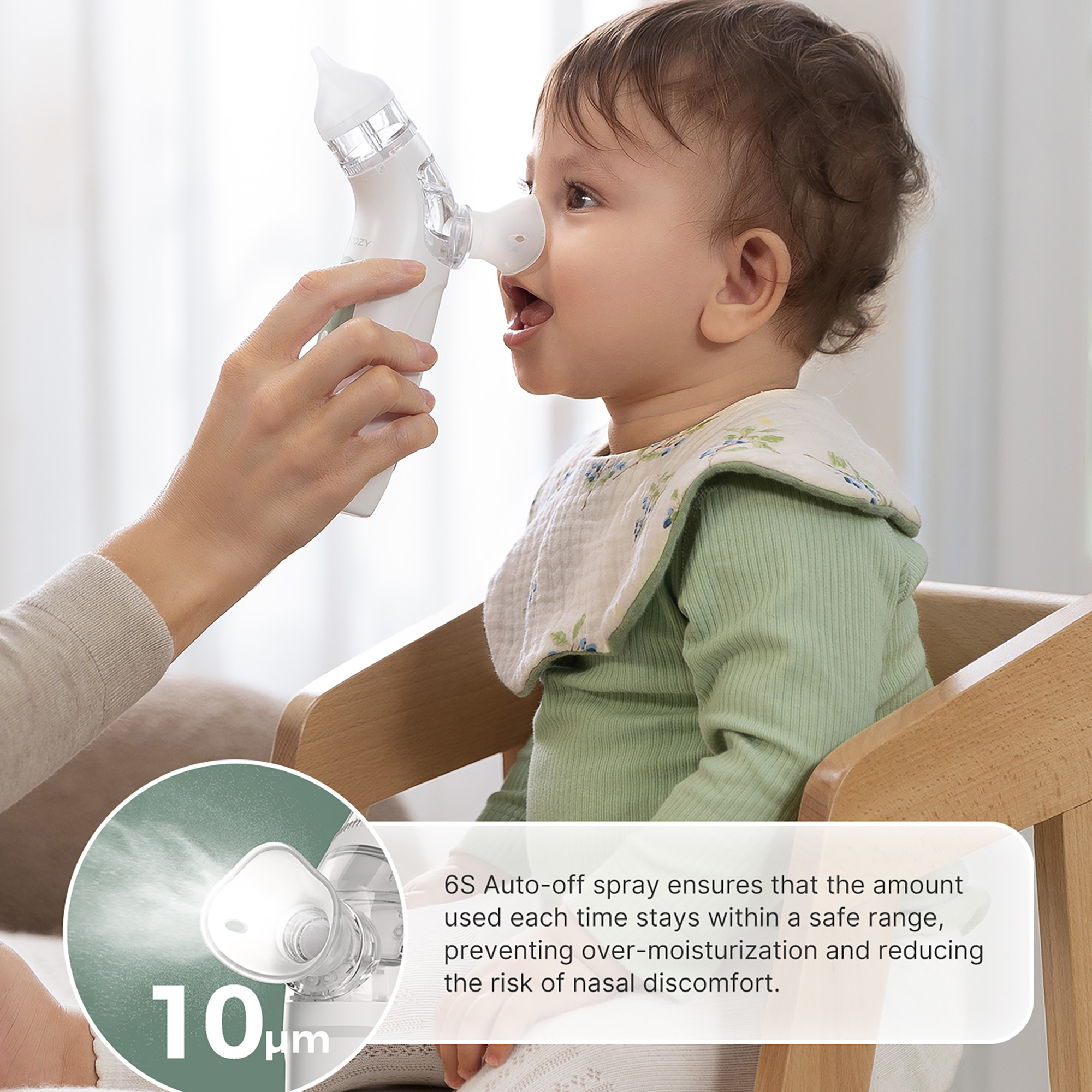 Nasensauger, momcozy, Transparent – Besonderheit: ideal zur sanften Reinigung verstopfter Nasenwege