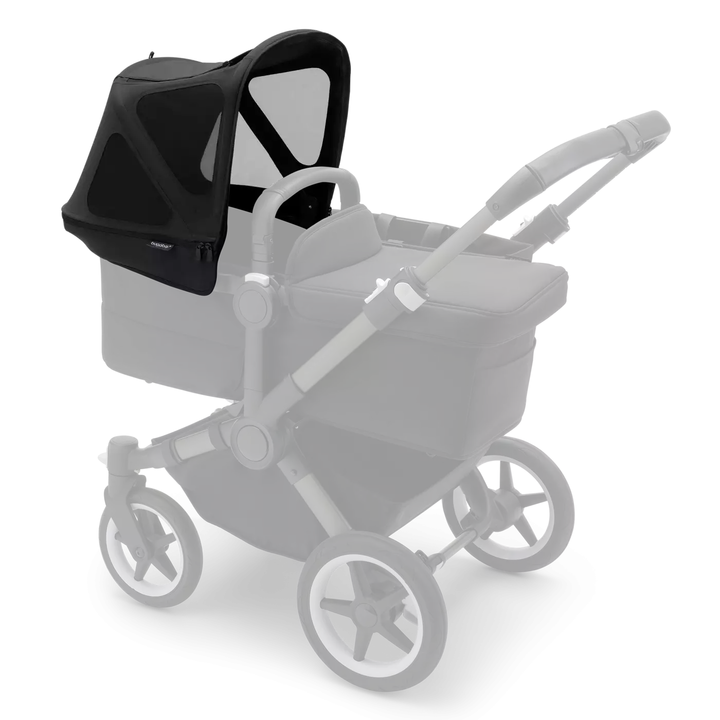 Sonnen- & Insektenschutz Kinderwagen, bugaboo, Schwarz – Besonderheit: mit Lüftungsfenstern