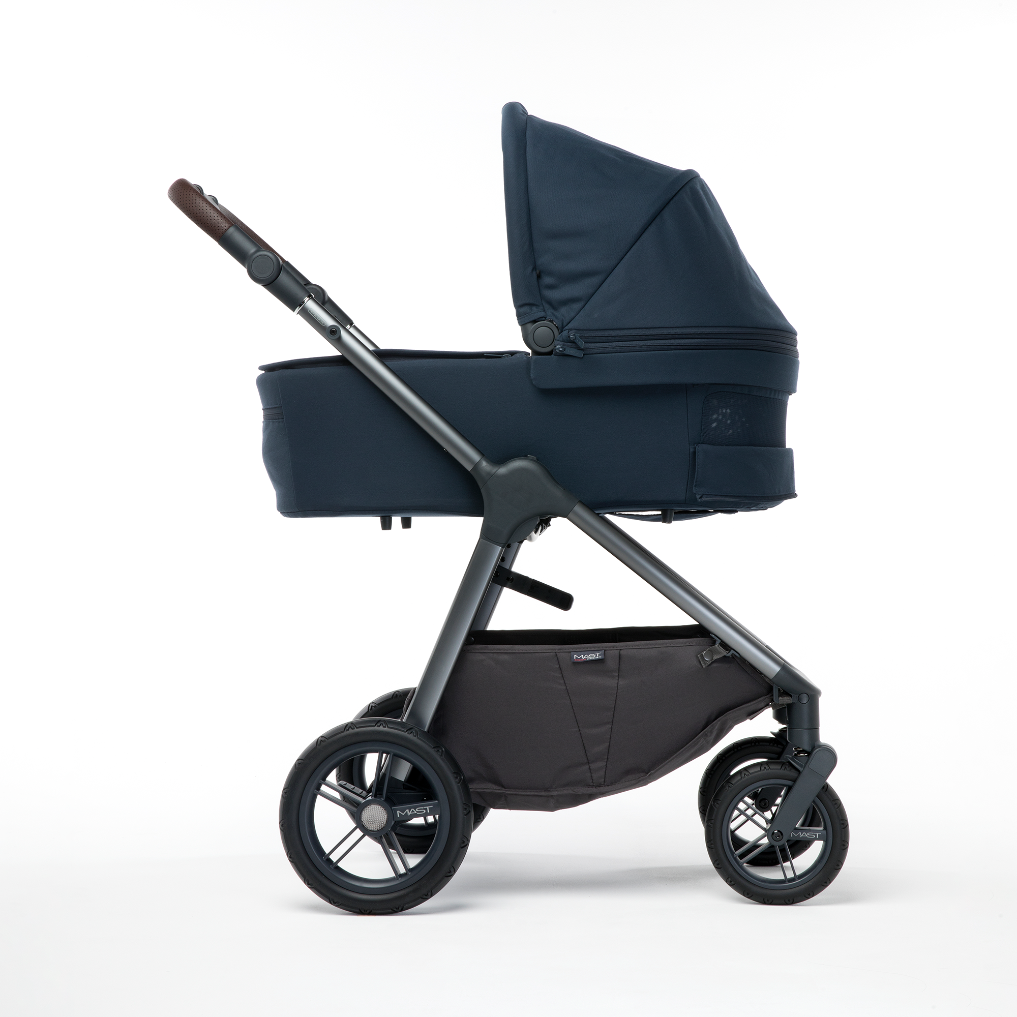 Kombi-Kinderwagen, MAST, Blau – Produktansicht