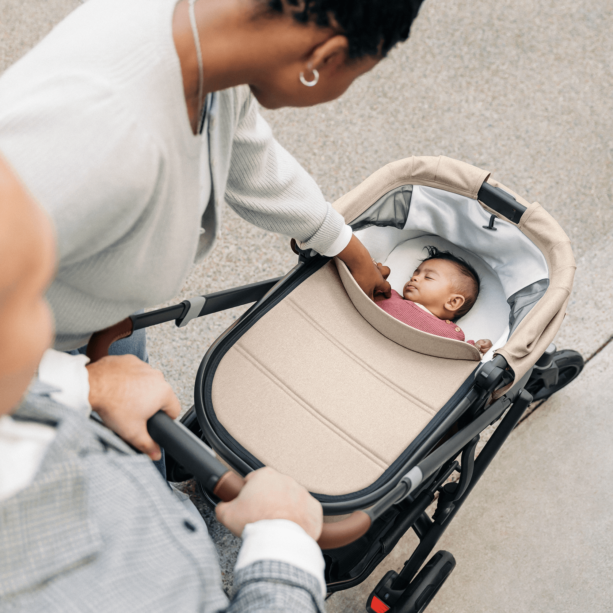 Tragewannen, UPPAbaby, Beige – Produktansicht