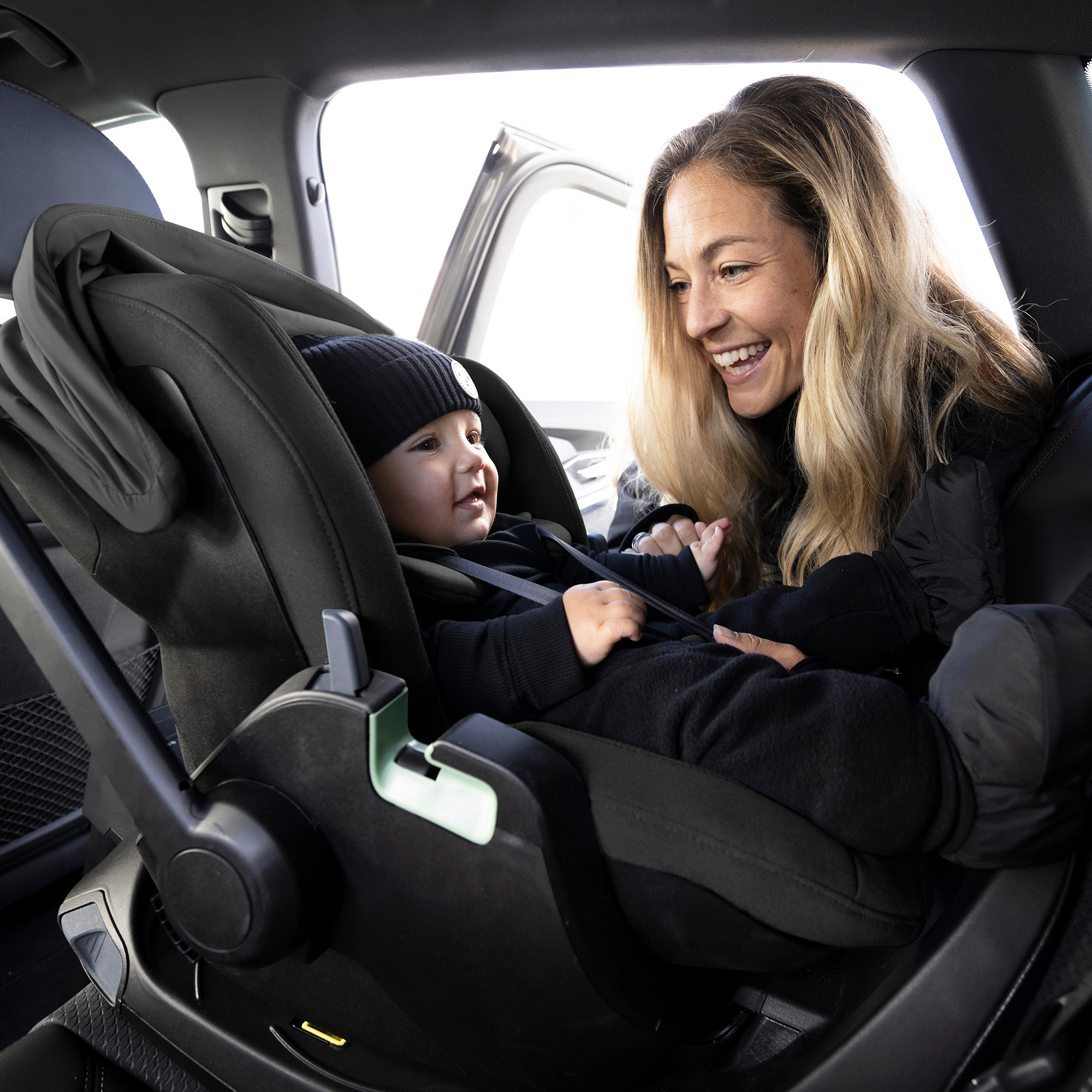 Babyschalen 0-13 kg, Gruppe 0+, THULE, Schwarz – Produktansicht