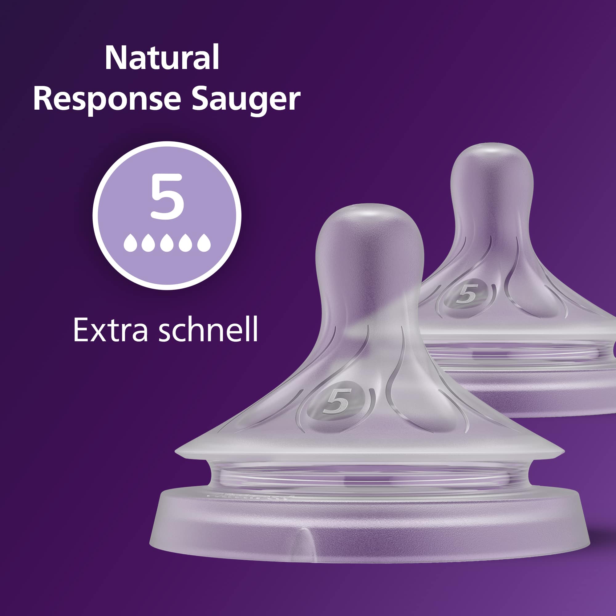 Trinksauger, PHILIPS AVENT, Transparent – Produktansicht