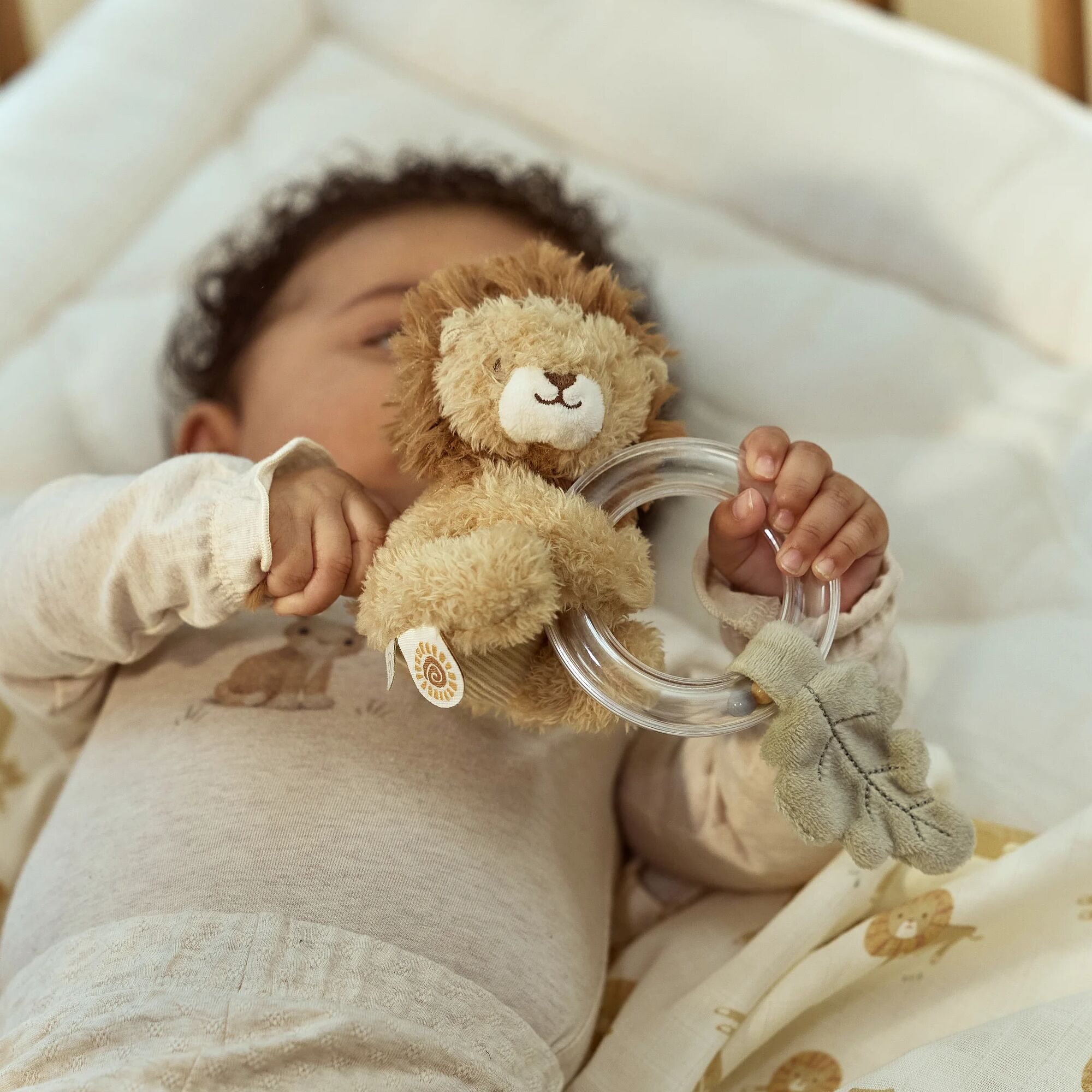 Rasseln & Greiflinge, LITTLE DUTCH, Beige – Besonderheit: zum Entdecken, Schütteln und Spielen