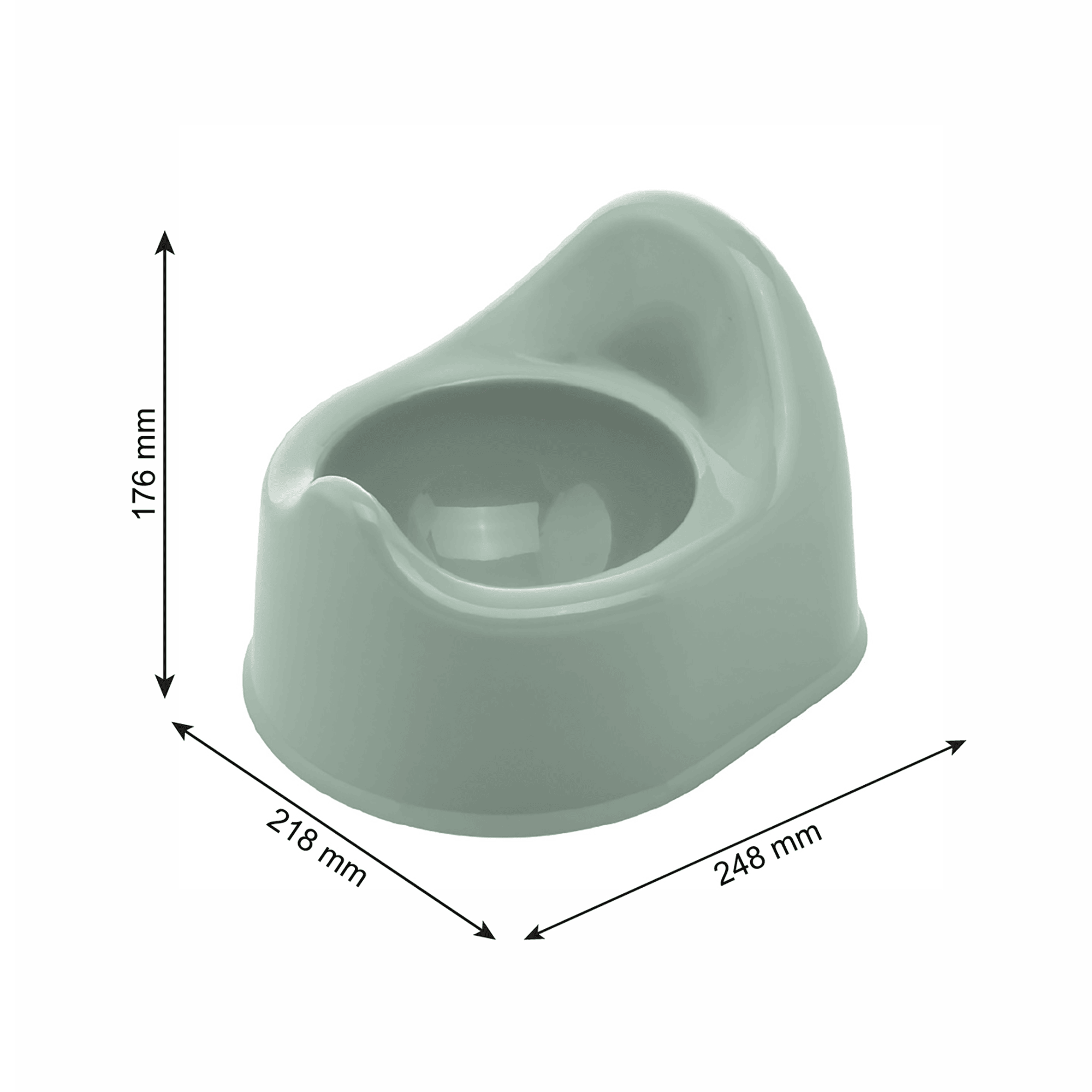 Töpfchen, rotho Babydesign, Grün – Produktansicht