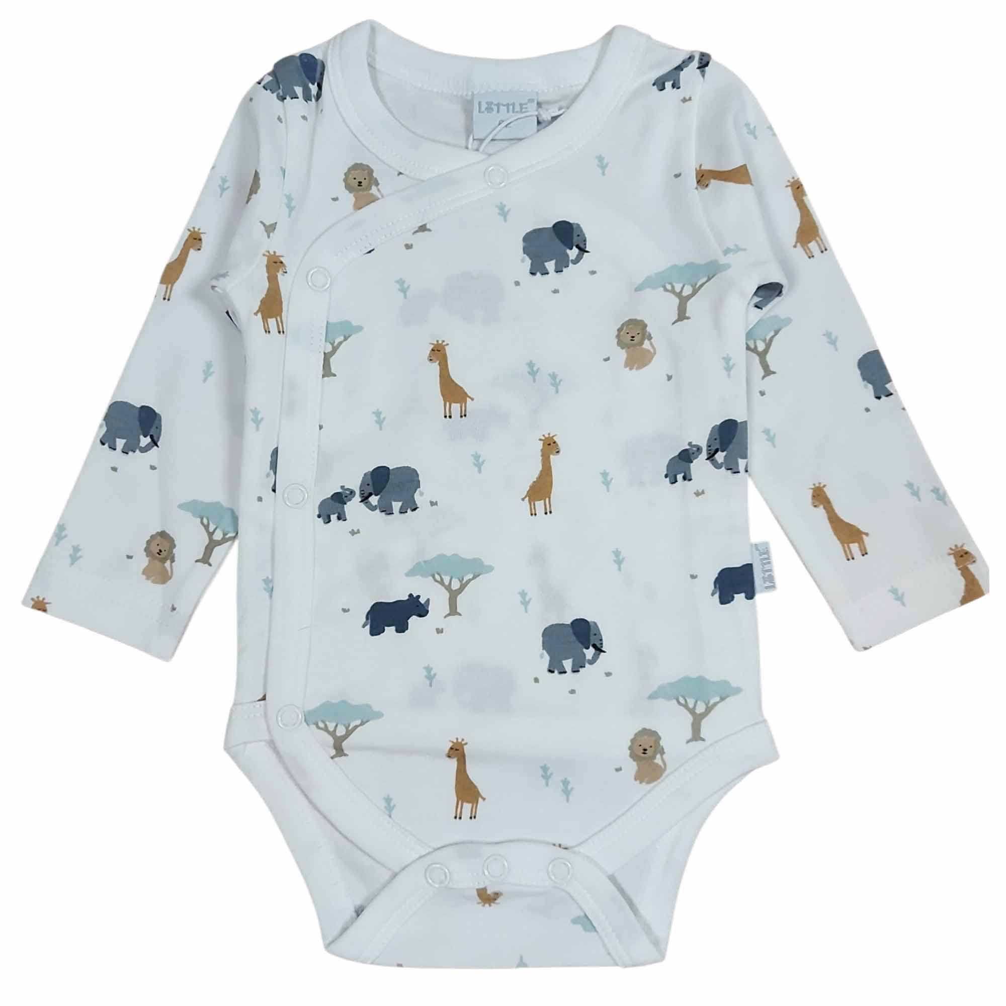 Wickelbodys, LITTLE, Weiß – Besonderheit: aus 100% Baumwolle