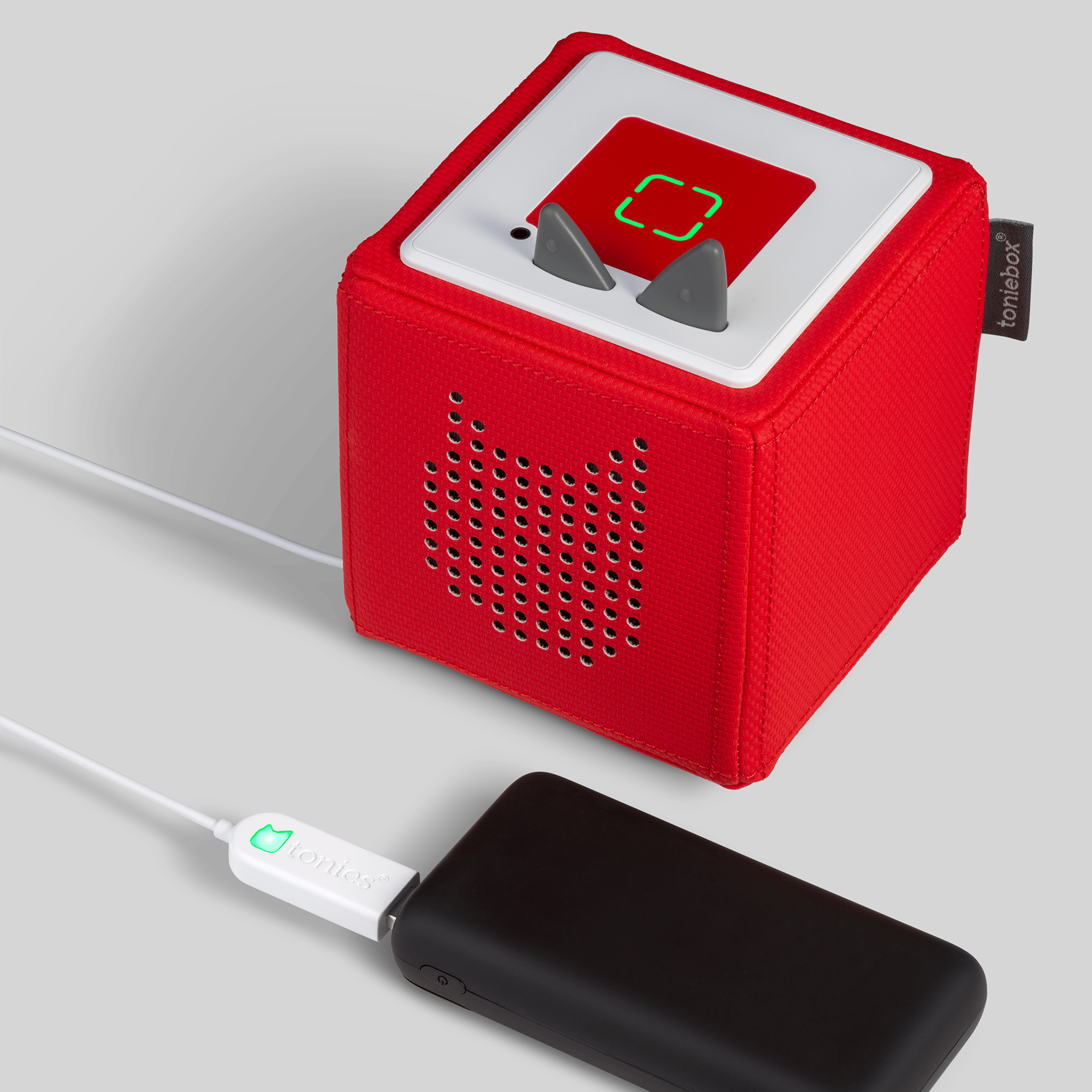 Tonies®, tonies, Weiß – Besonderheit: LED-Licht in Form eines Tonie-Kopfes