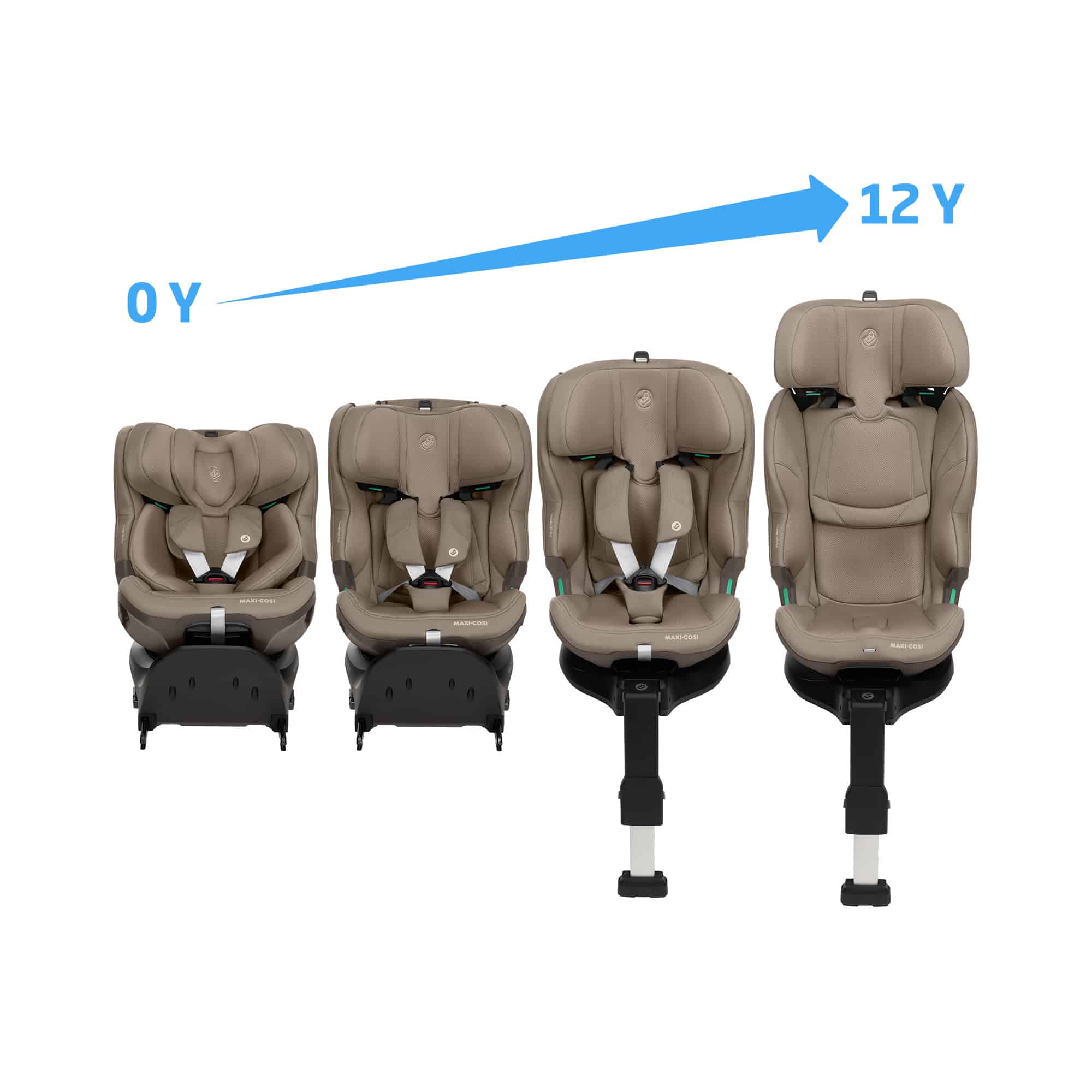 Maxi-Cosi™ Gruppe 1/2/3, MAXI-COSI Premium, Orange – Produktansicht
