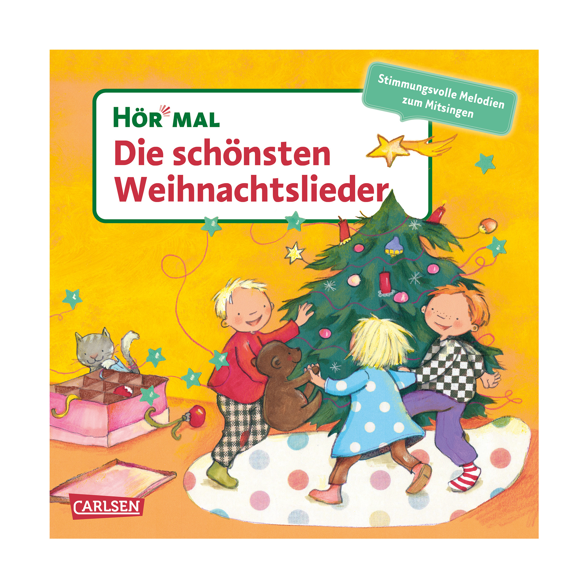 Soundbücher, CARLSEN, Mehrfarbig – Besonderheit: Sechs bekannte Weihnachtslieder mit leicht auslösbaren Soundknöpfen
