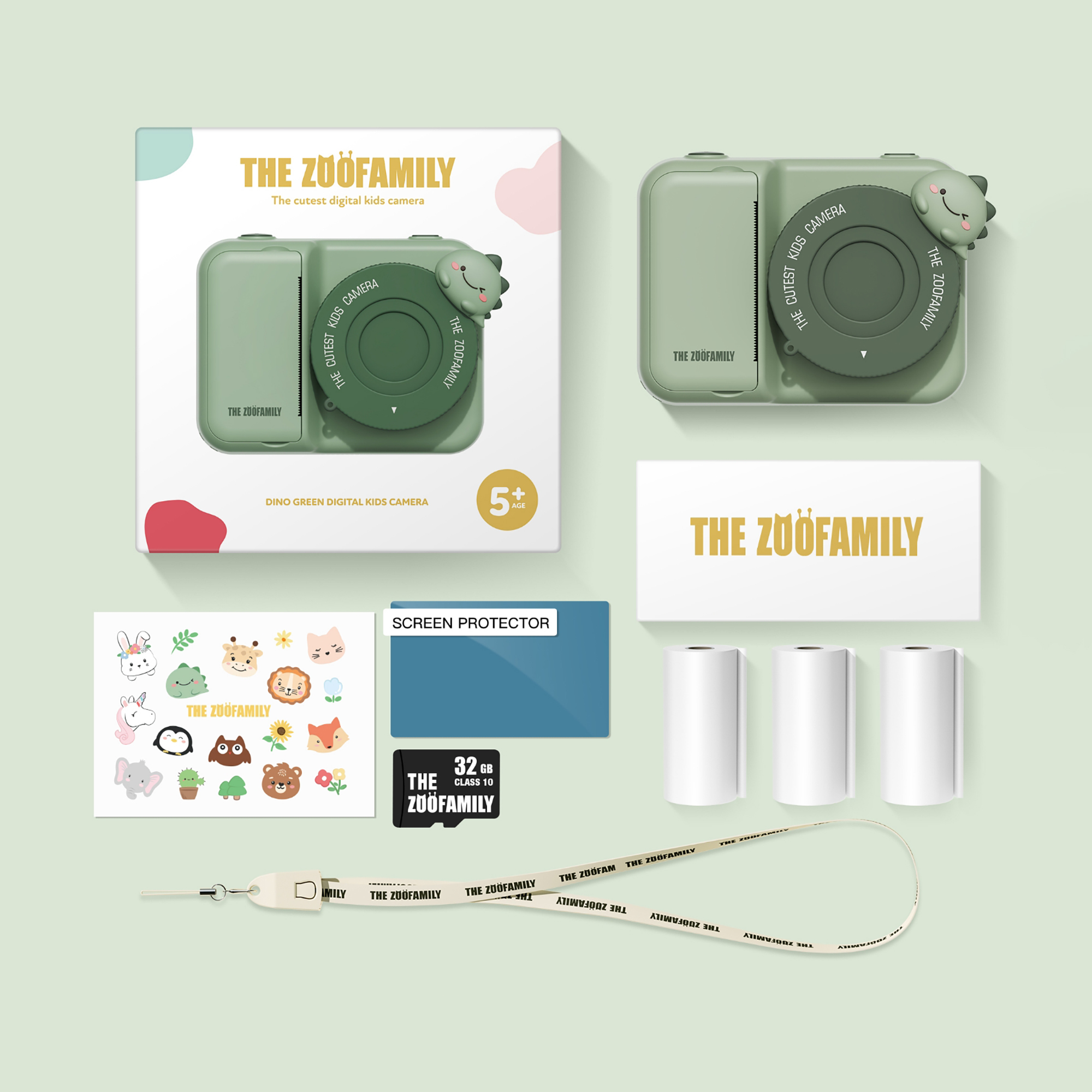 Elektronisches Spielzeug, ZOOFAMILY, Grün – Produktansicht