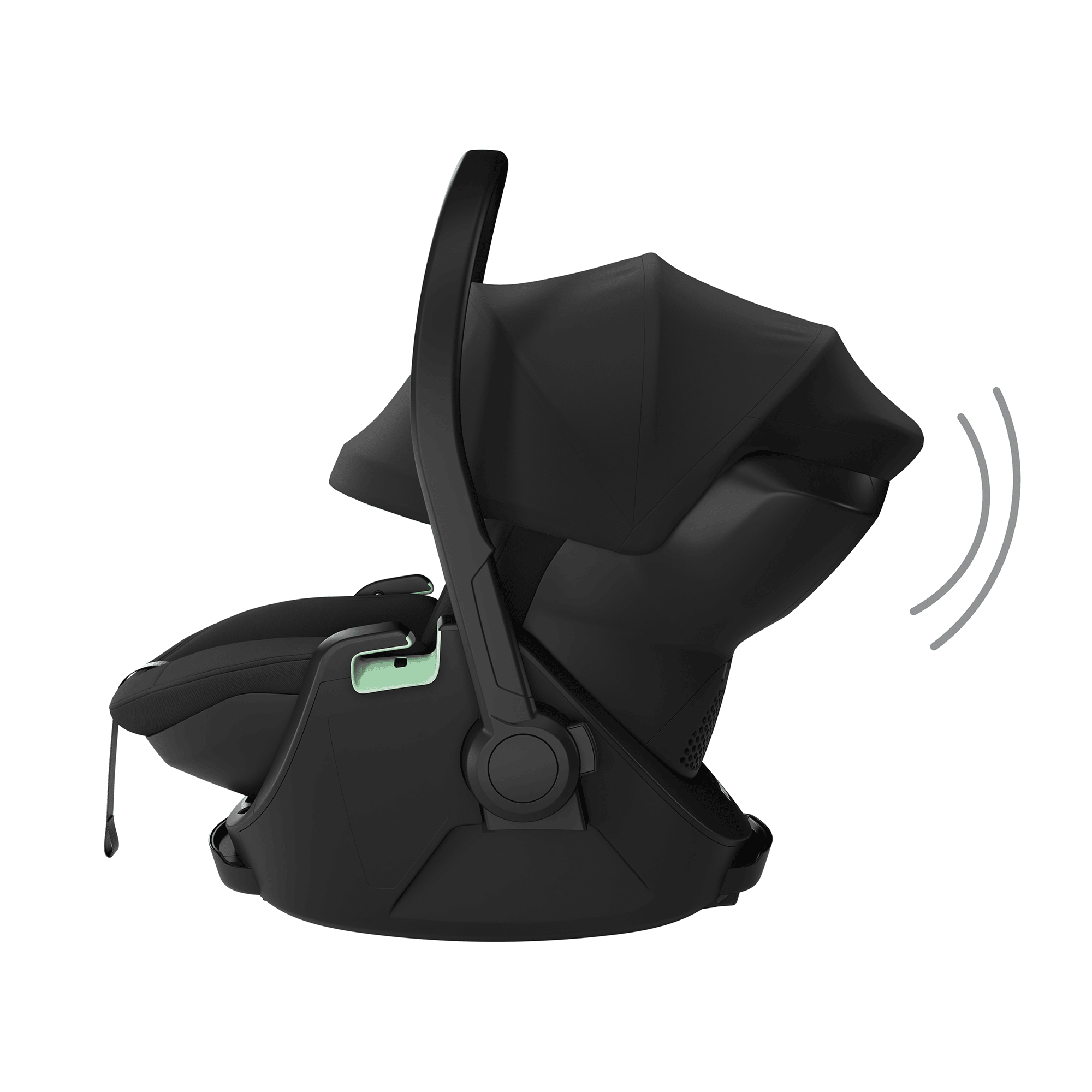 Babyschalen 0-13 kg, Gruppe 0+, THULE, Schwarz – Produktansicht
