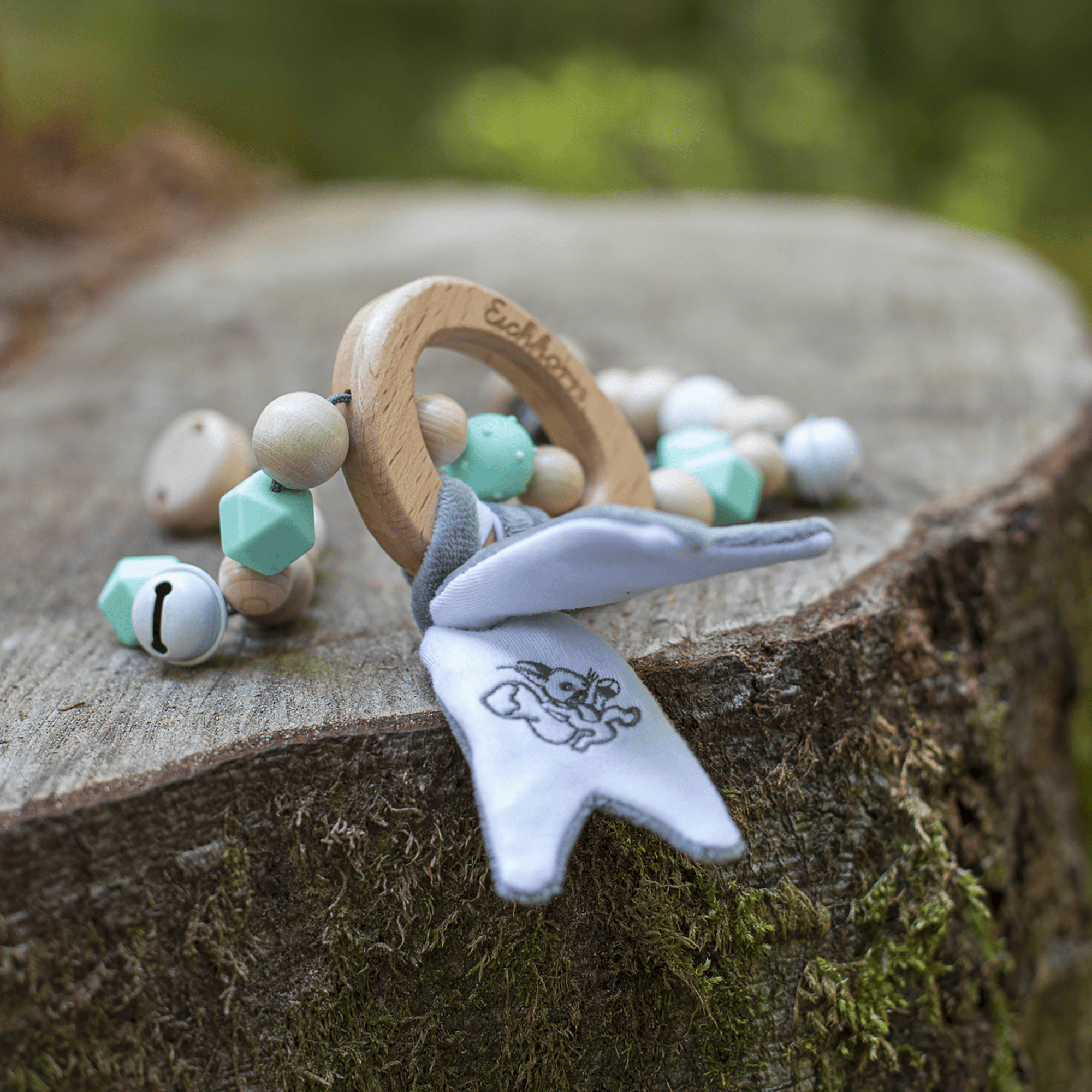 Kinderwagenketten, Eichhorn, Braun – Produktansicht