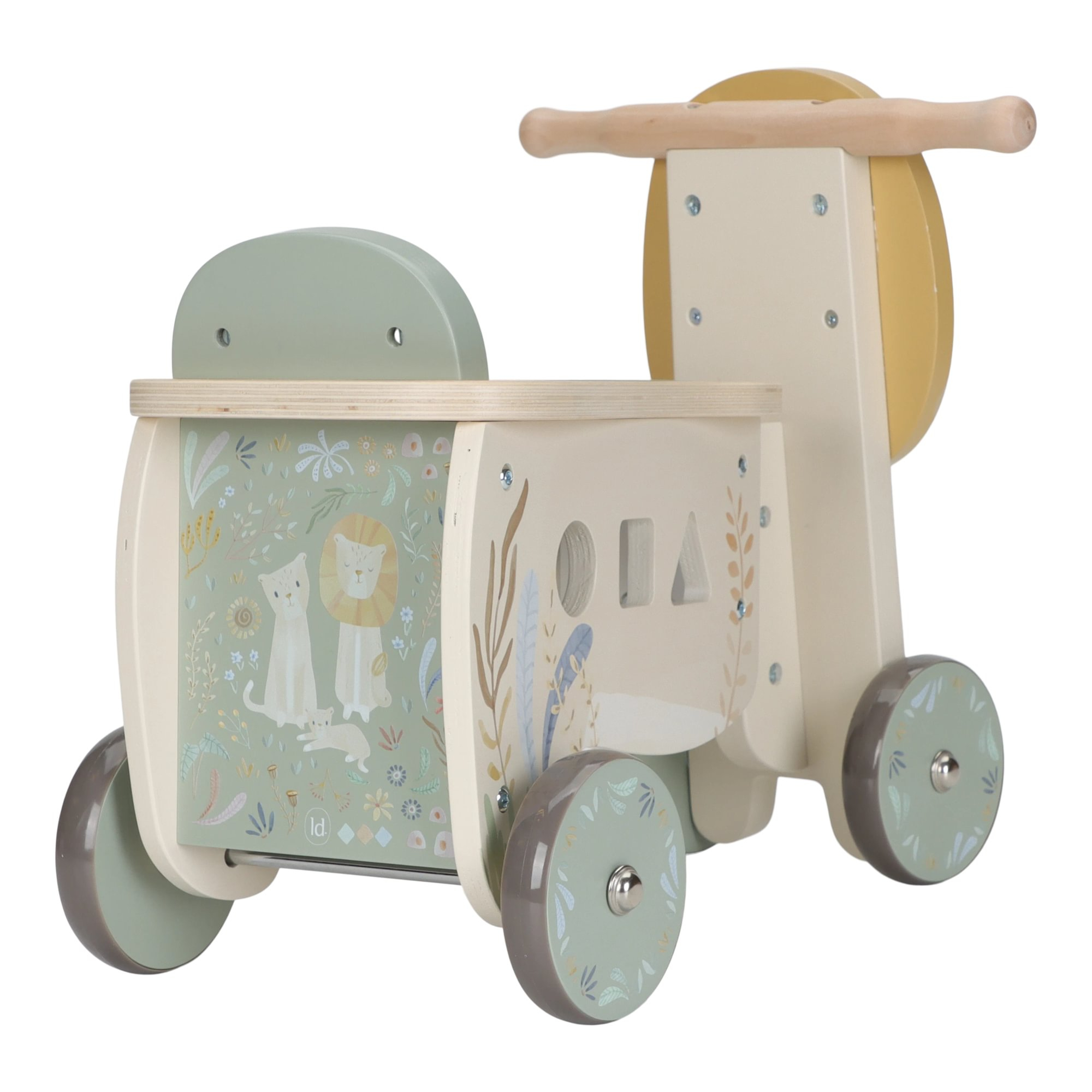 Lauflernwagen, LITTLE DUTCH, Blau – Produktansicht
