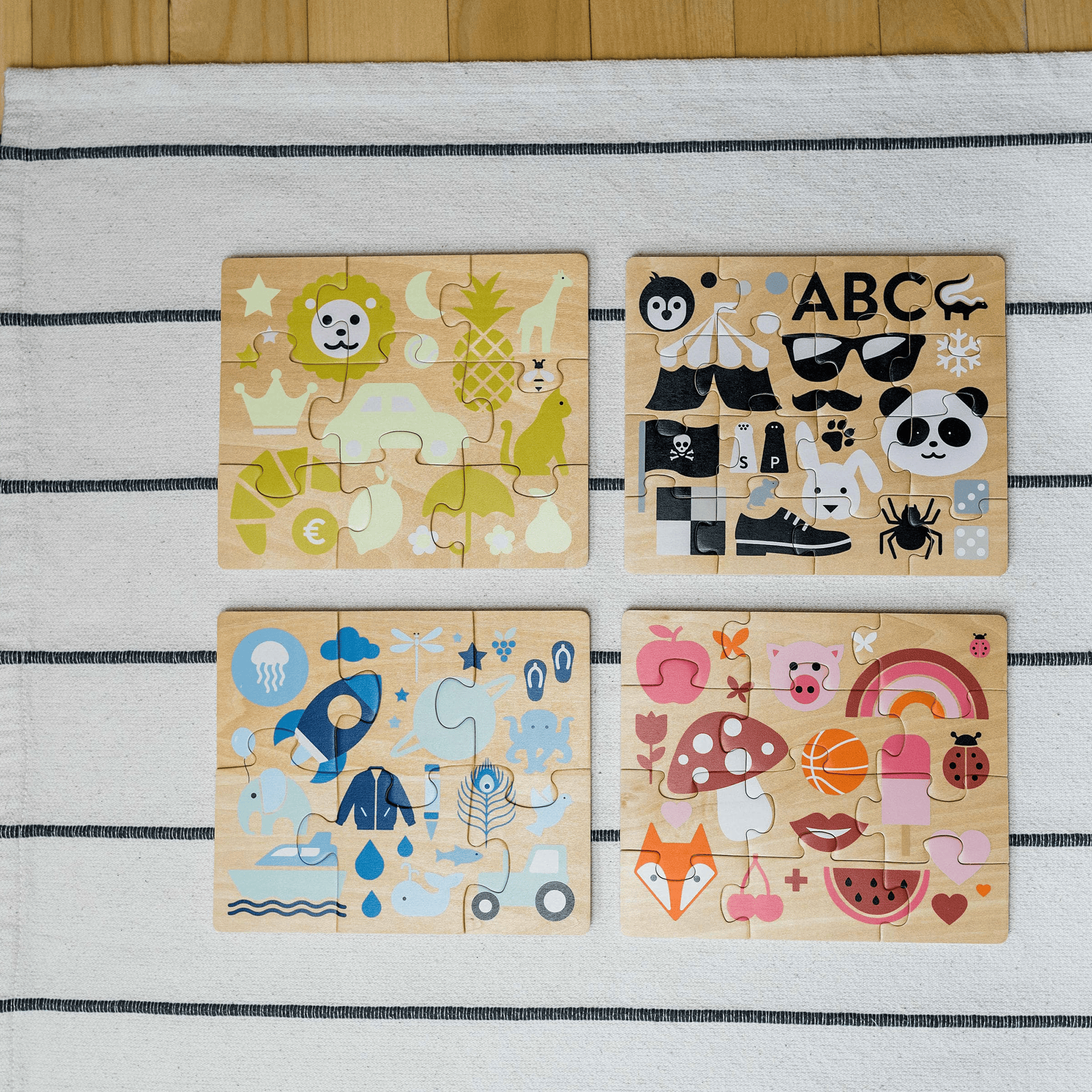 Holzpuzzle, KINDSGUT, Braun – Produktansicht