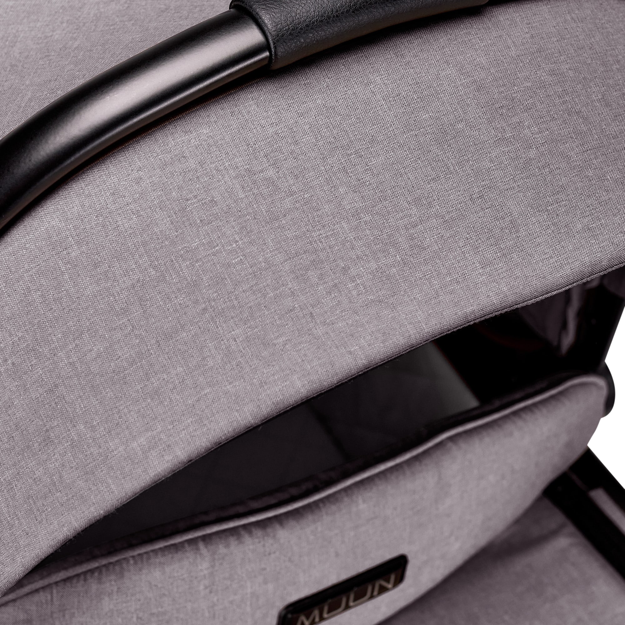 Kombi-Kinderwagen, MOON, Grau – Produktansicht