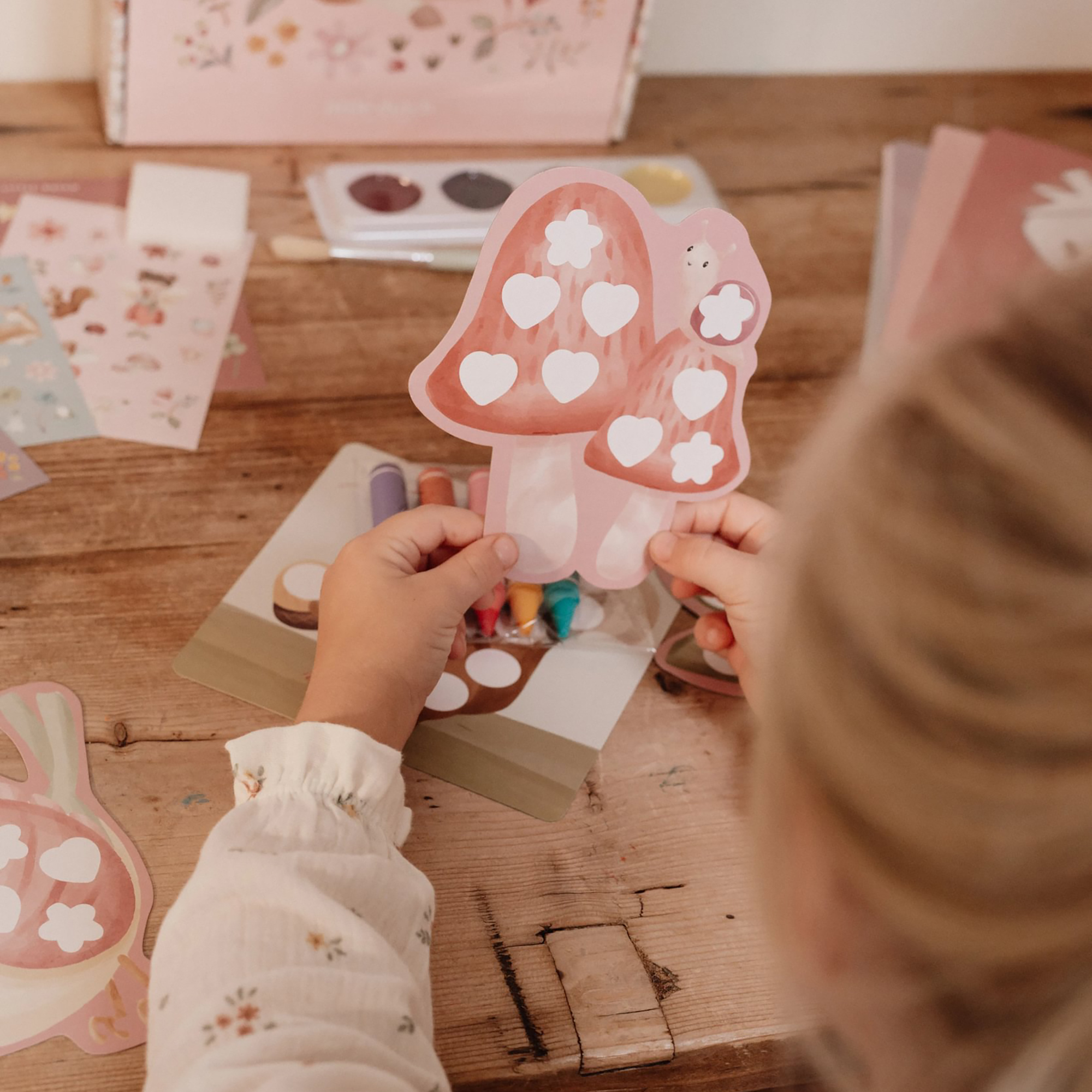 Malen & Kneten, LITTLE DUTCH, Pink – Produktansicht