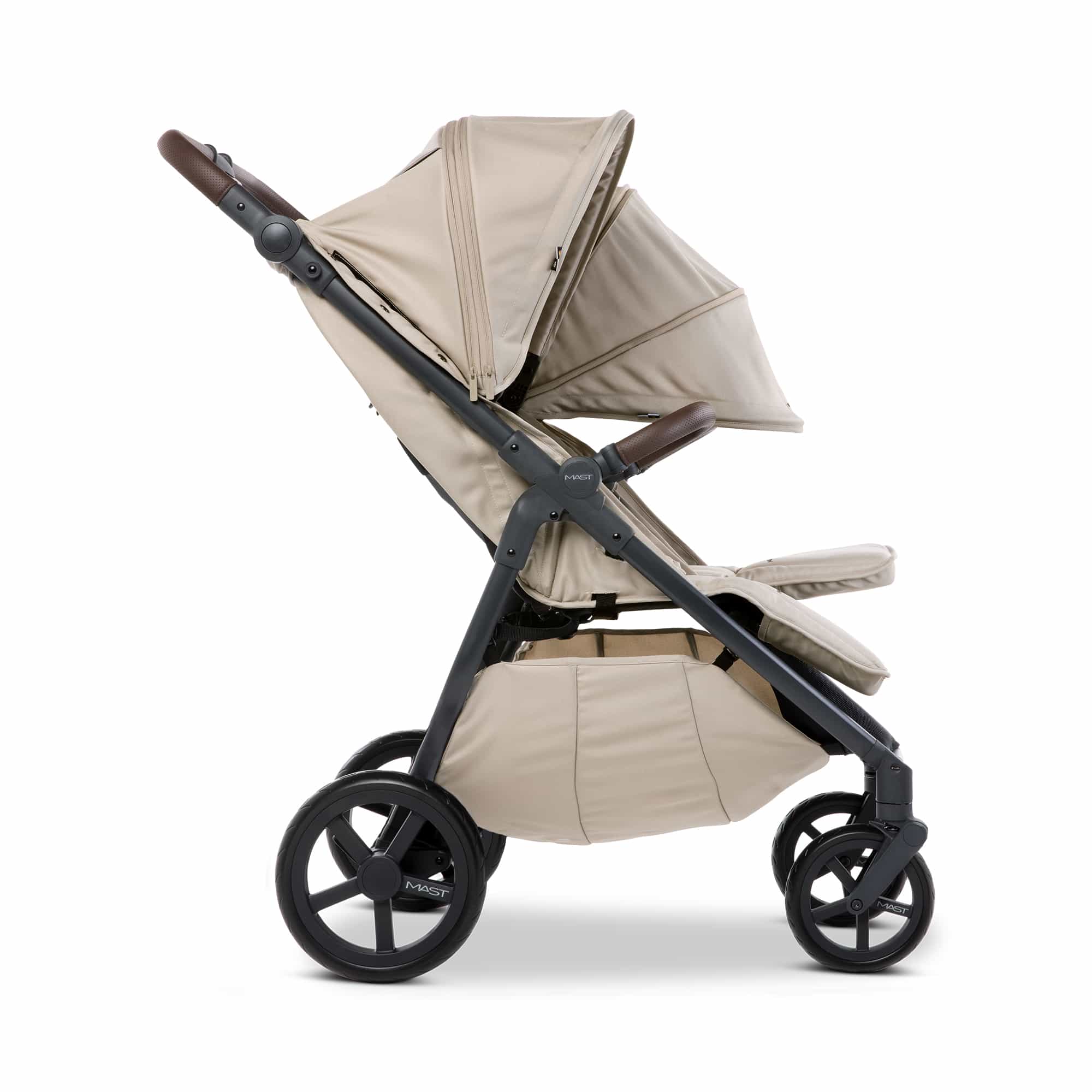 Zwillingswagen & Geschwisterwagen, MAST, Beige – Produktansicht