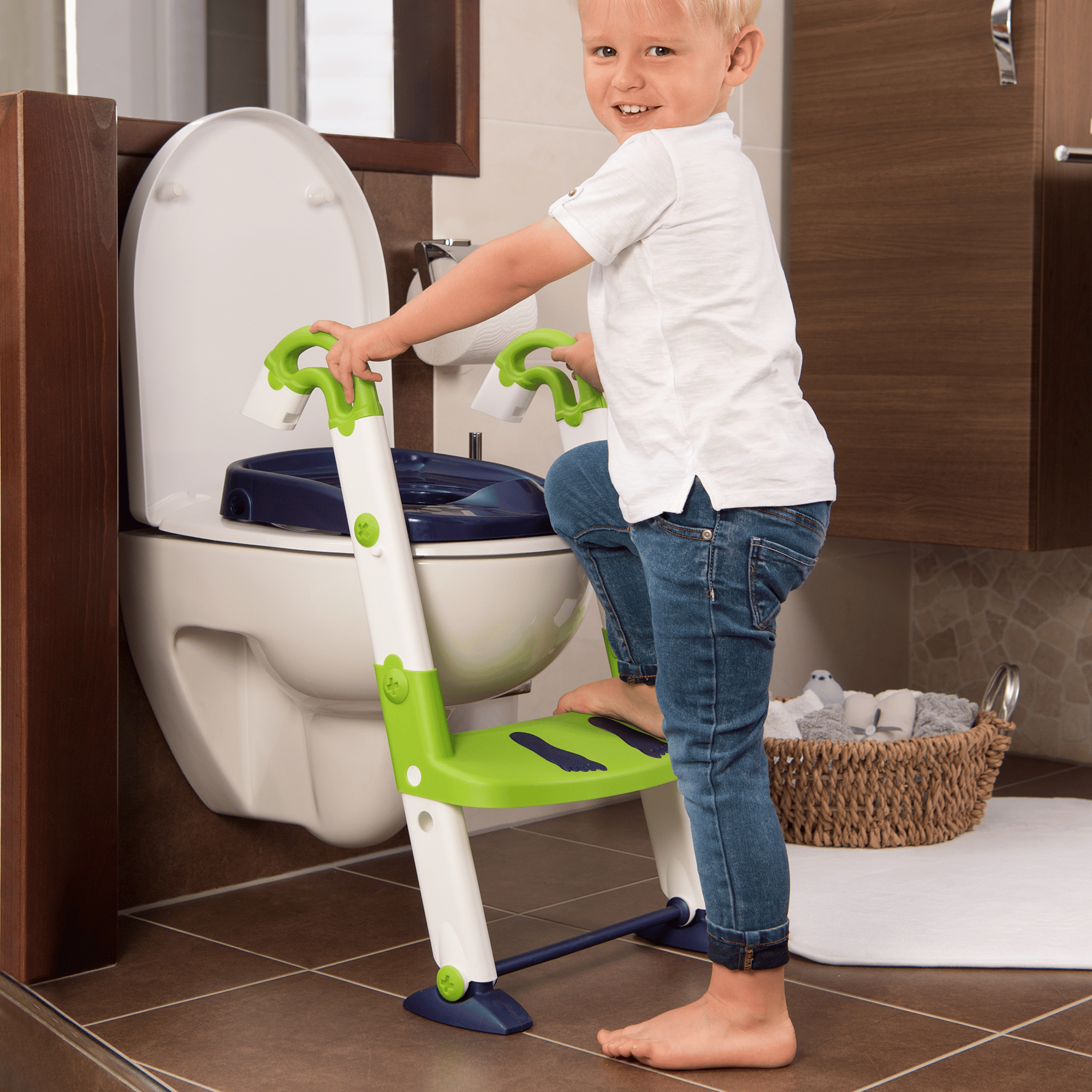 Toilettentrainer 3-in-1 KidsKit Blau 2000572375603 2
