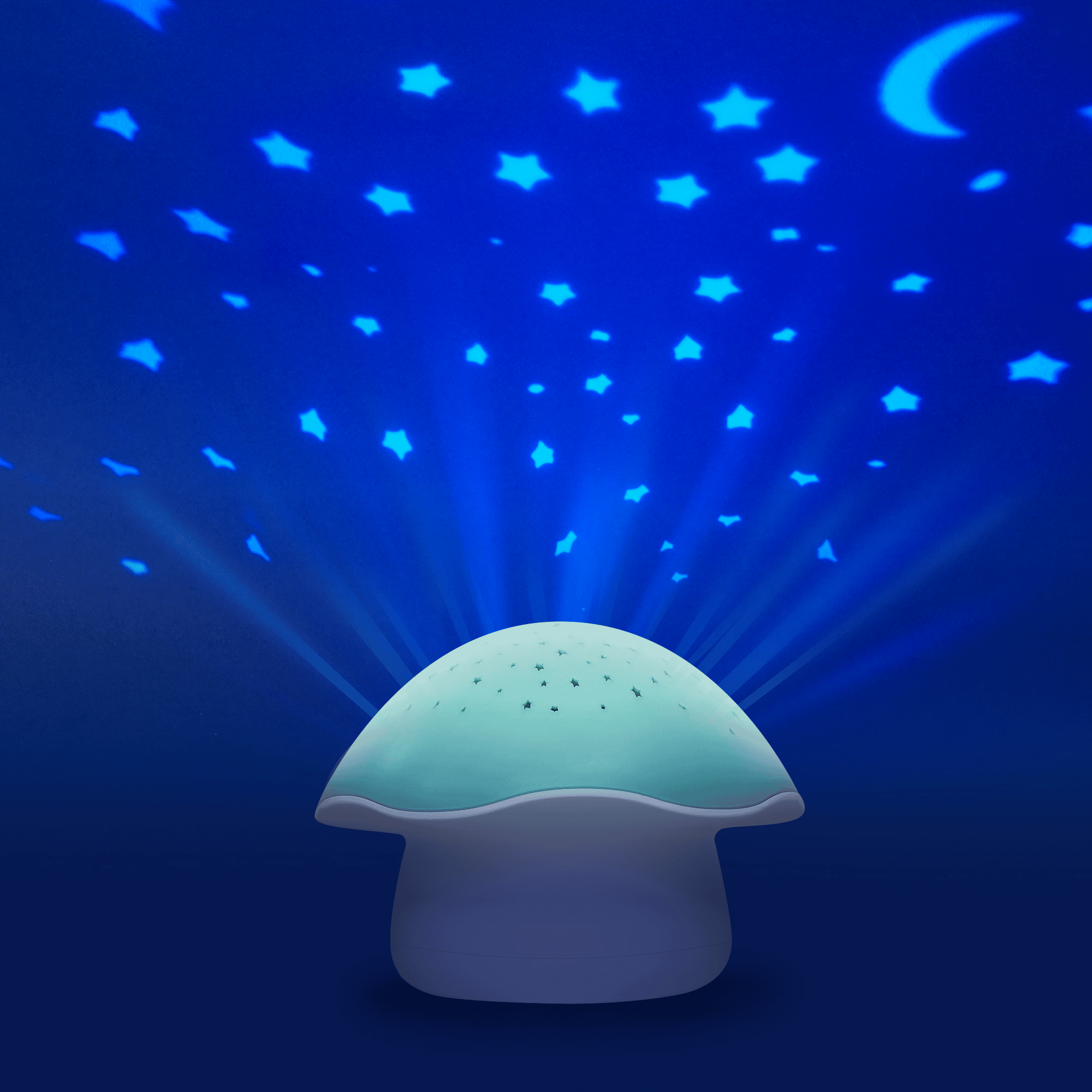 Nachtlicht Pilz mit Projektor Angelcare Blau 2000583566106 2