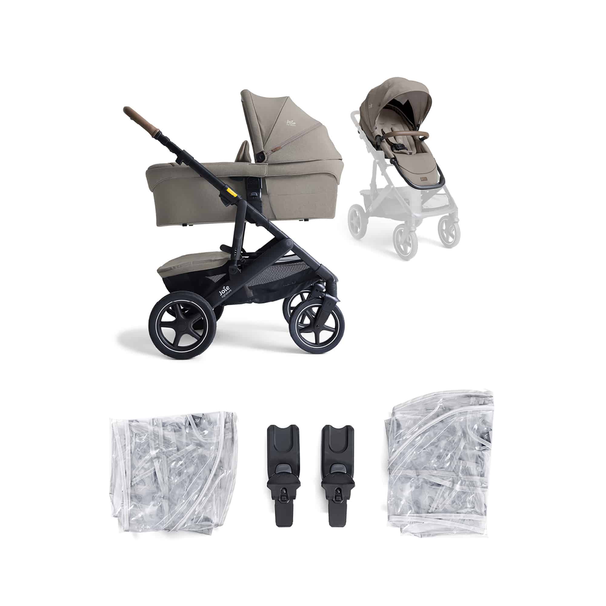 Kombi-Kinderwagen, Joie signature, Beige – Produktansicht