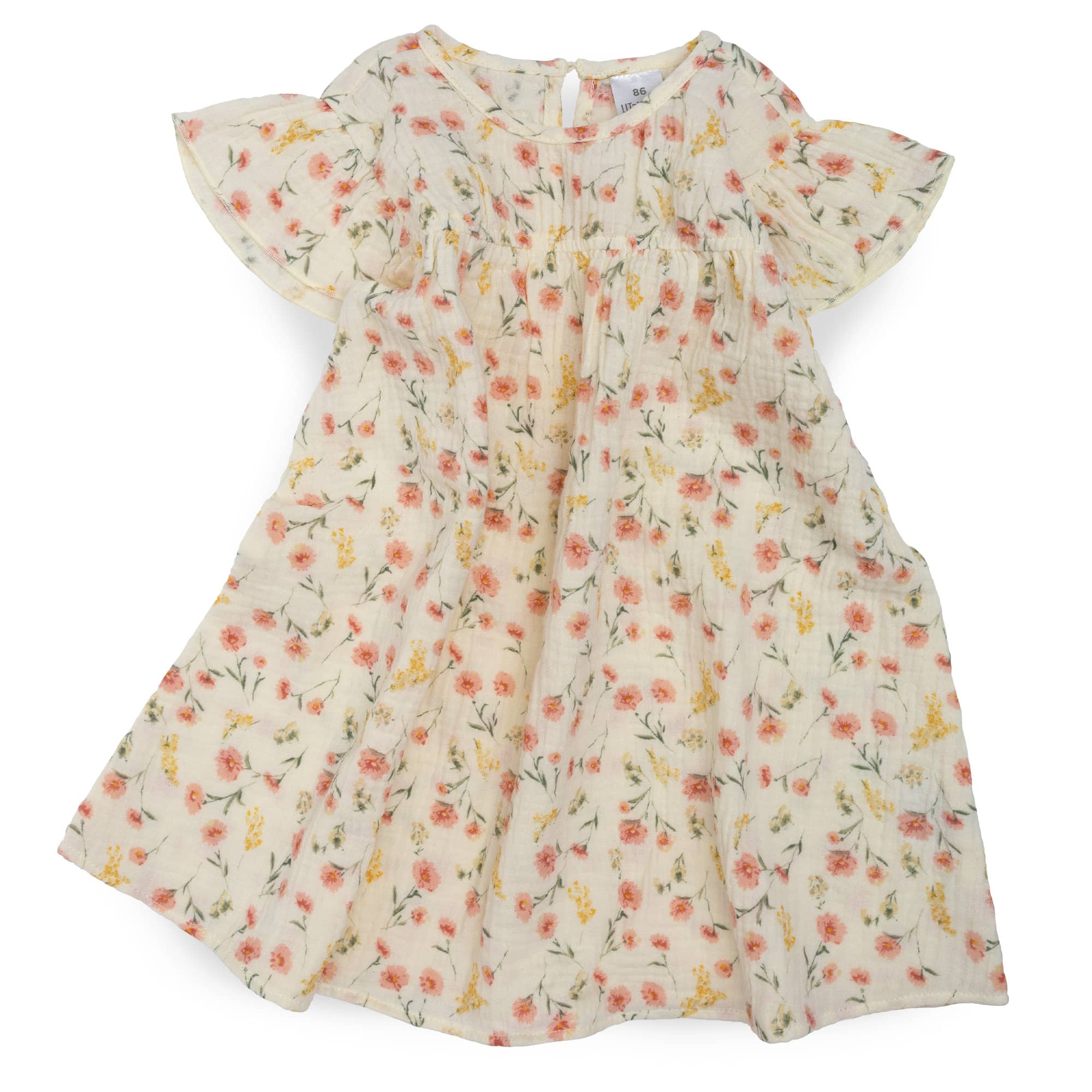 Kleider, LITTLE ONE, Beige – Besonderheit: aus 100% Baumwolle