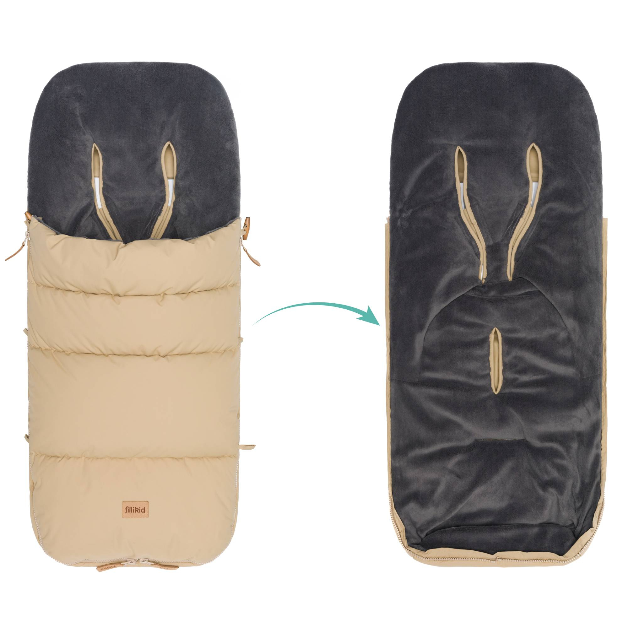 Fußsäcke & Decken, LITTLE ONE, Beige – Produktansicht