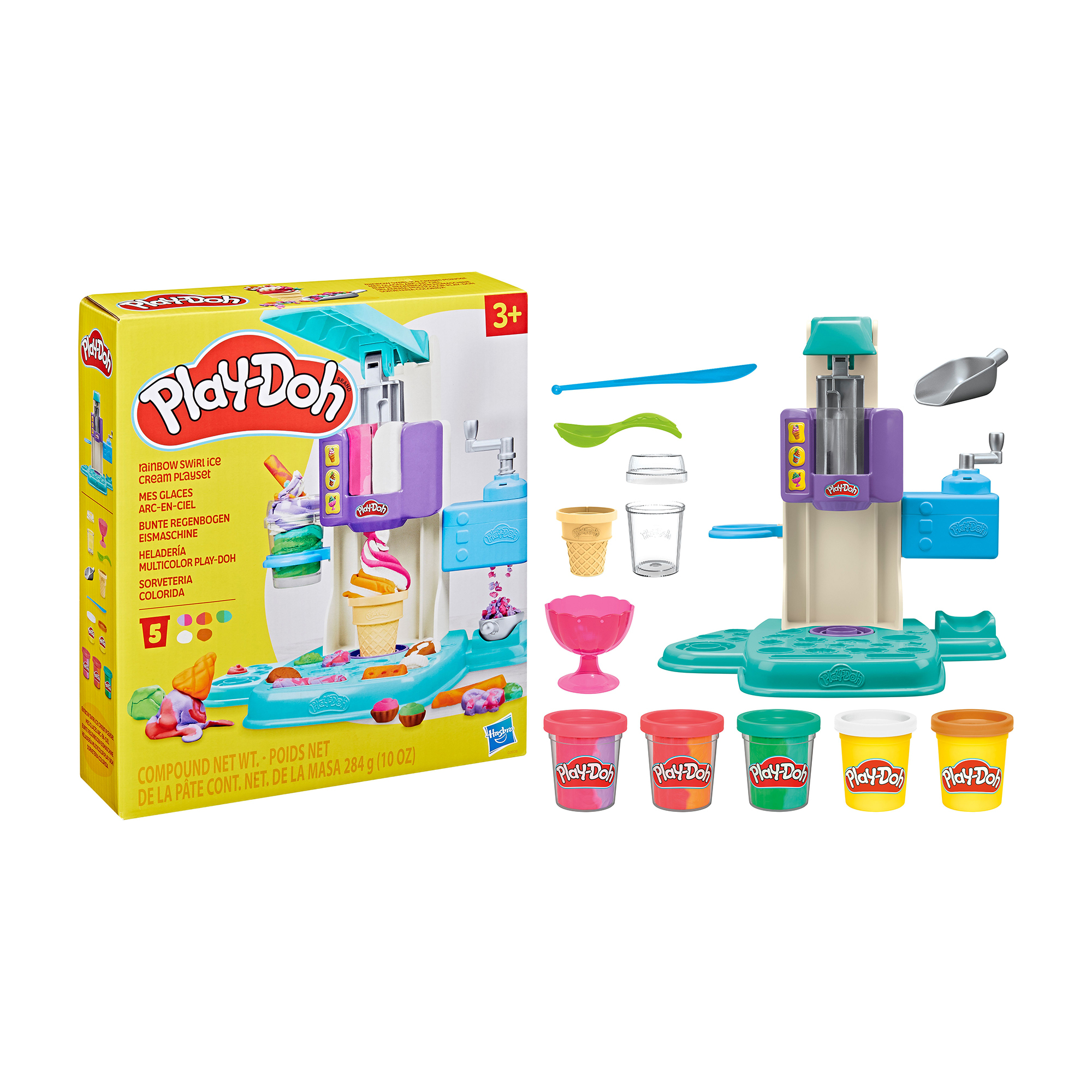 Malen & Kneten, Play-Doh, Mehrfarbig – Besonderheit: geeignet ab 3 Jahre