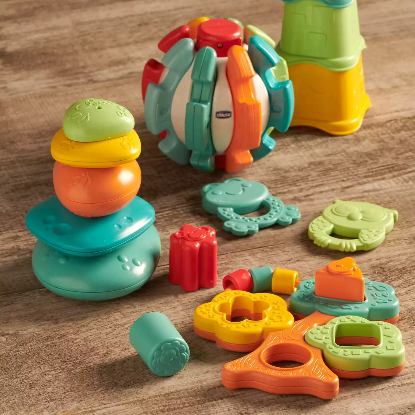 Kinderspielzeug, chicco, Mehrfarbig – Produktansicht