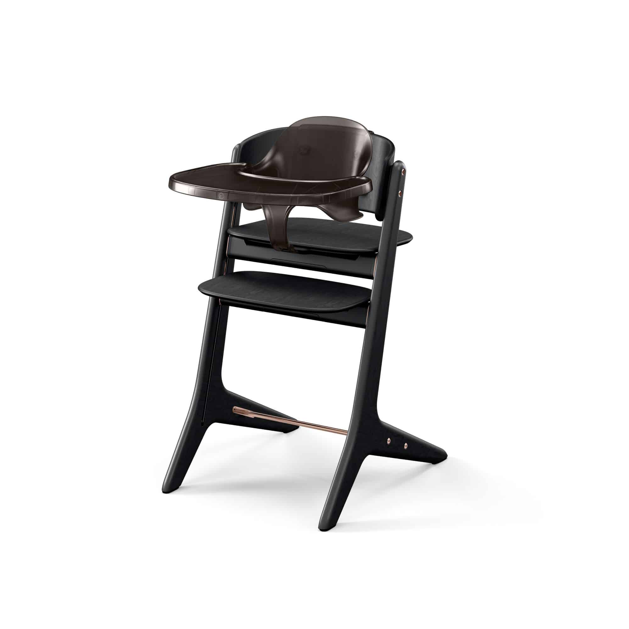 Treppenhochstühle, cybex PLATINUM, Schwarz – Besonderheit: praktisches 3in1-Set bestehend aus Hochstuhl, Bouncer Nest, Neugeboreneneinlage, Adapter, Baby Set und Tablett
